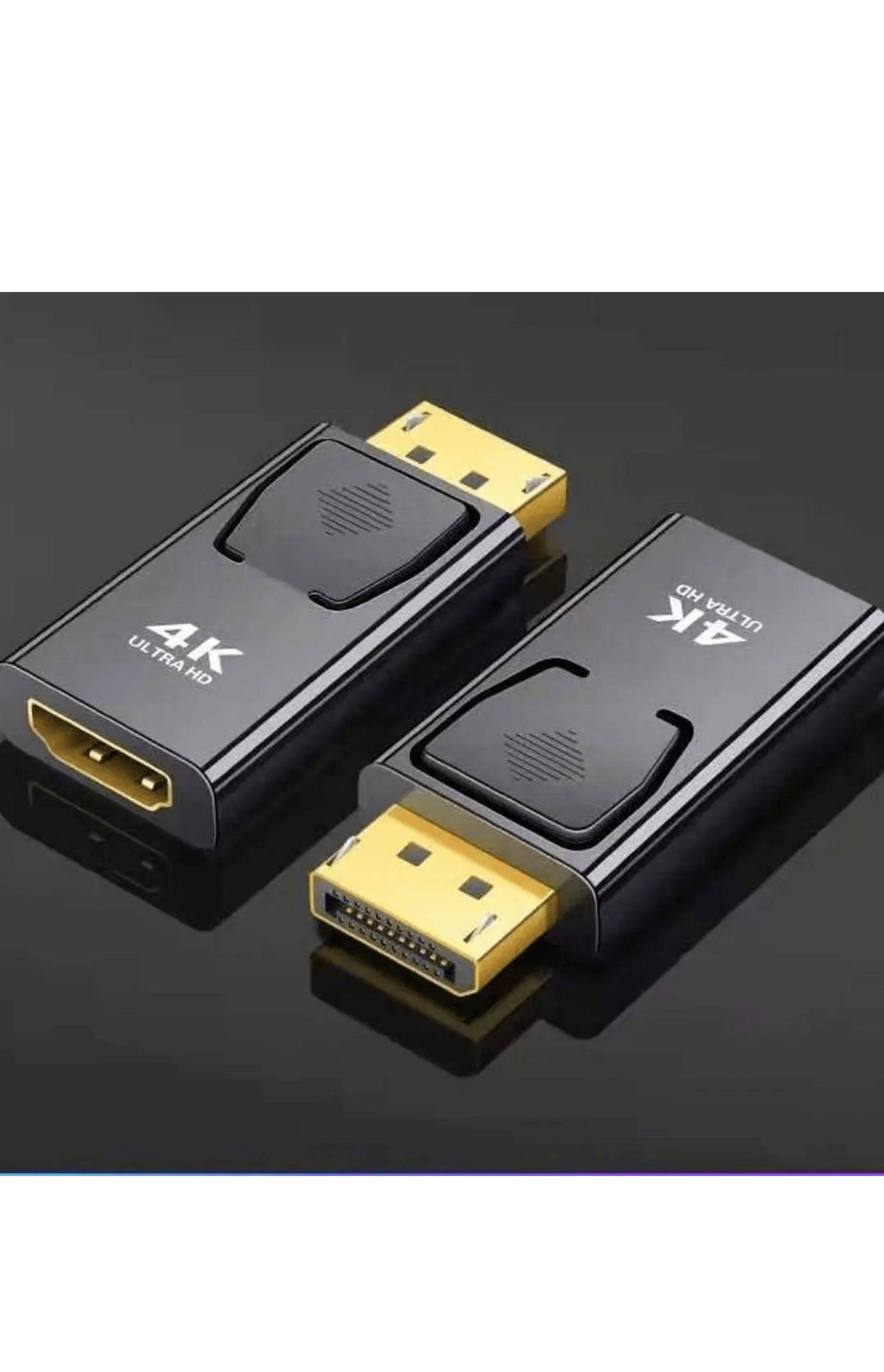 Adaptador DisplayPort a HDMI 4K 60Hz DP Macho a HDMI Hembra-2
