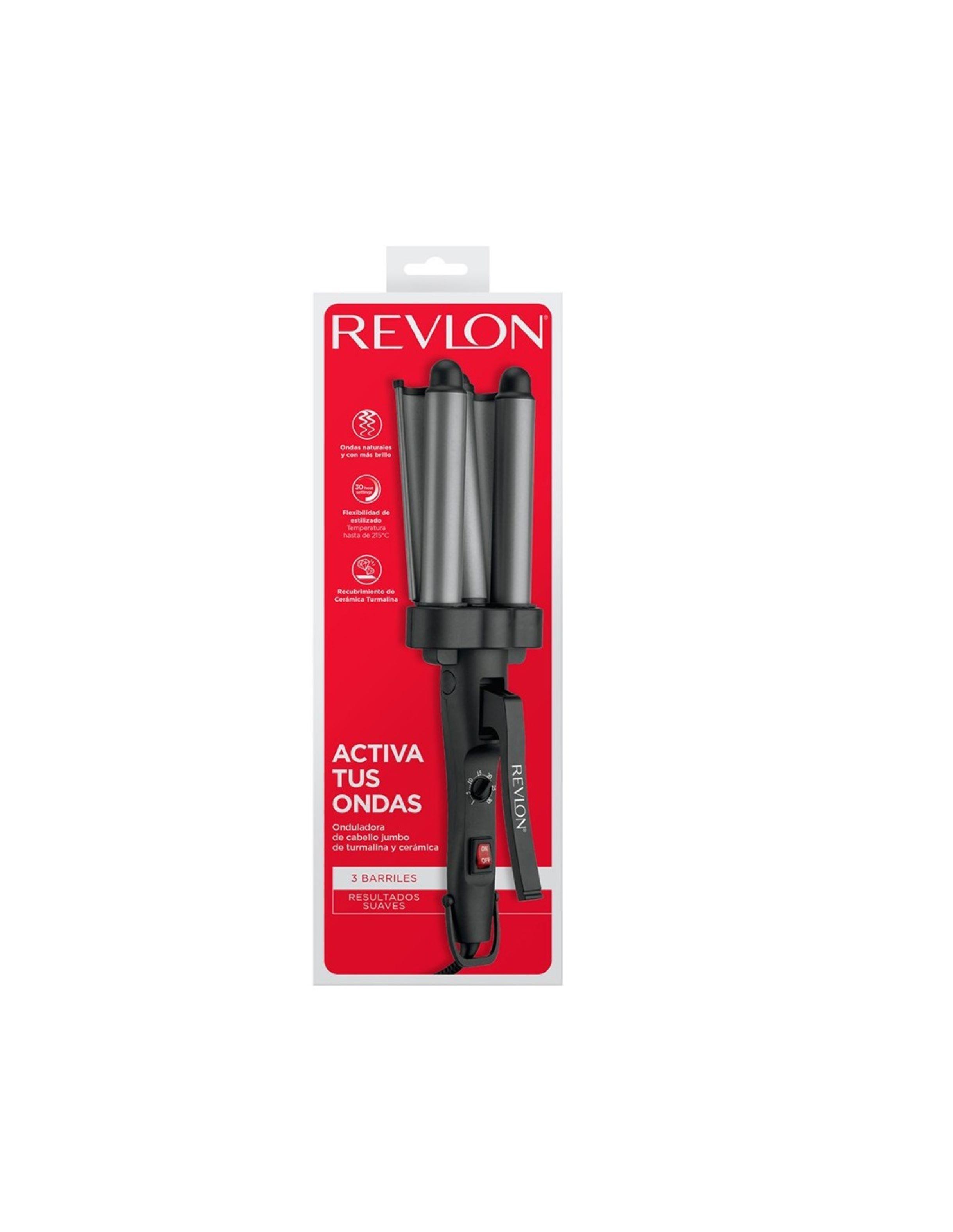 Rizador Ondulador de Pelo REVLON Jumbo Profesional Onda Triple Sirena-2