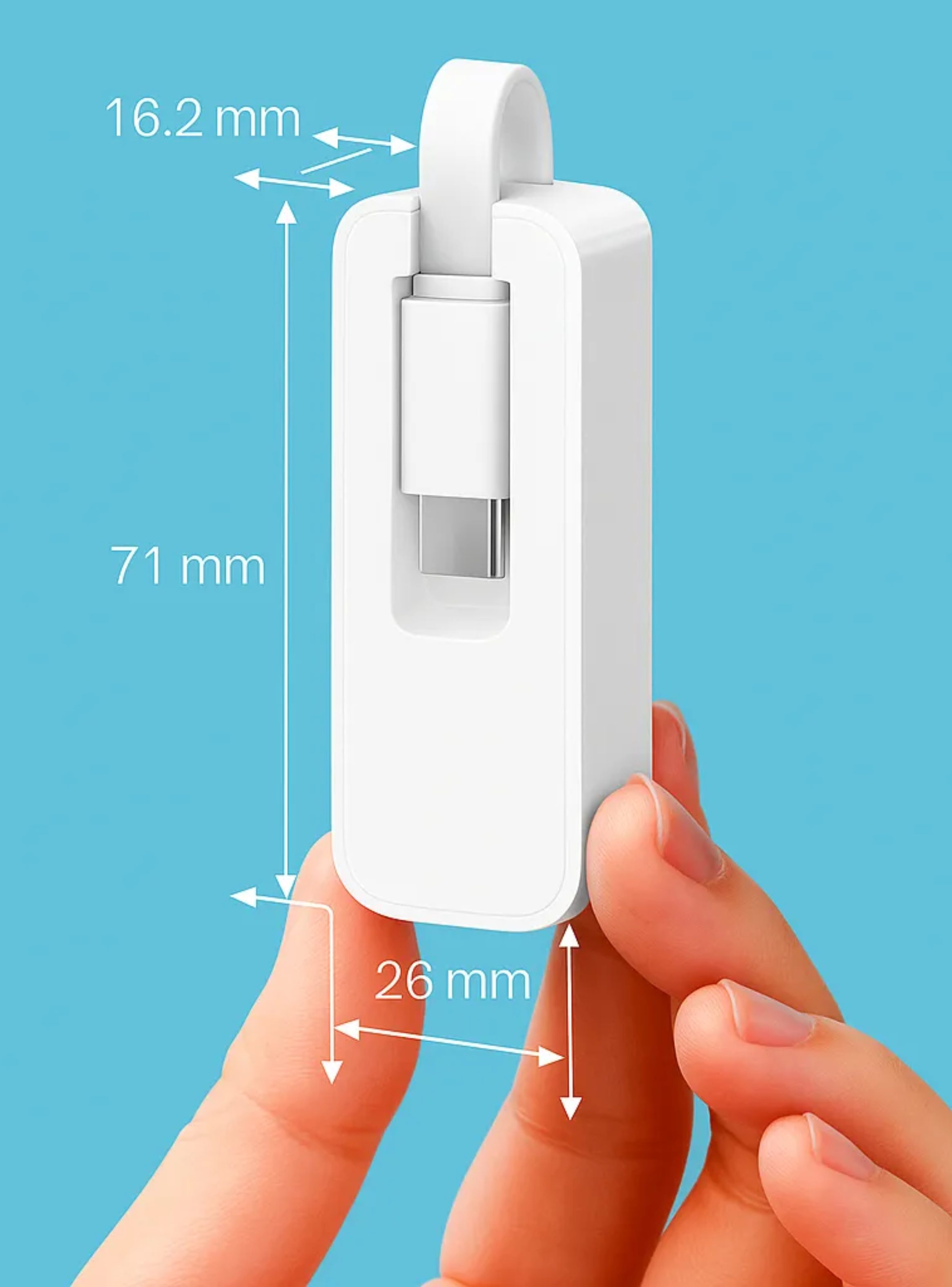 Adaptador USB C a LAN RJ45 Gigabit Ethernet TP Link UE300C-2