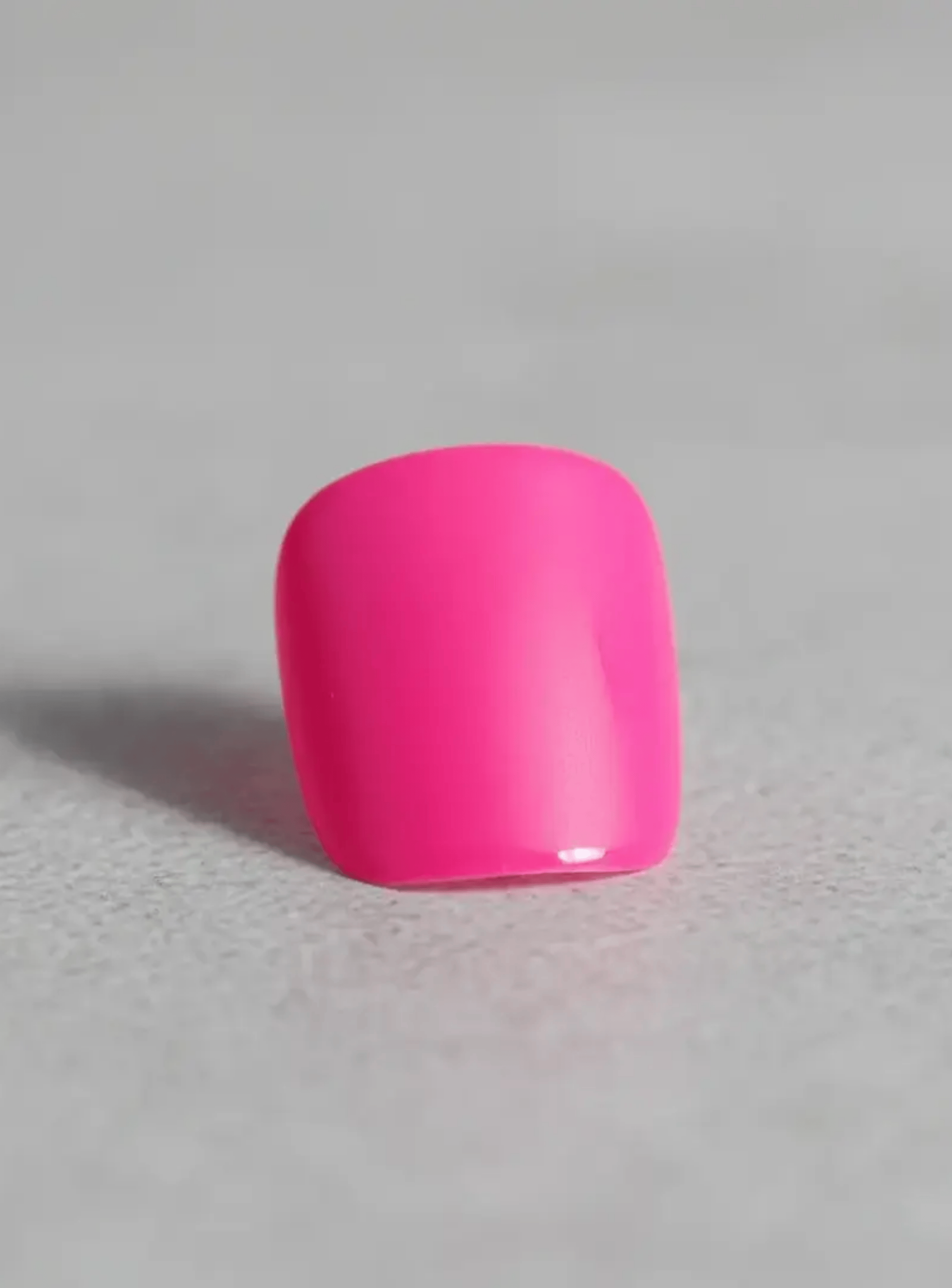 Uñas Press On Autoadhesivas Para Pies Gel Fantasy Color Rosado-4