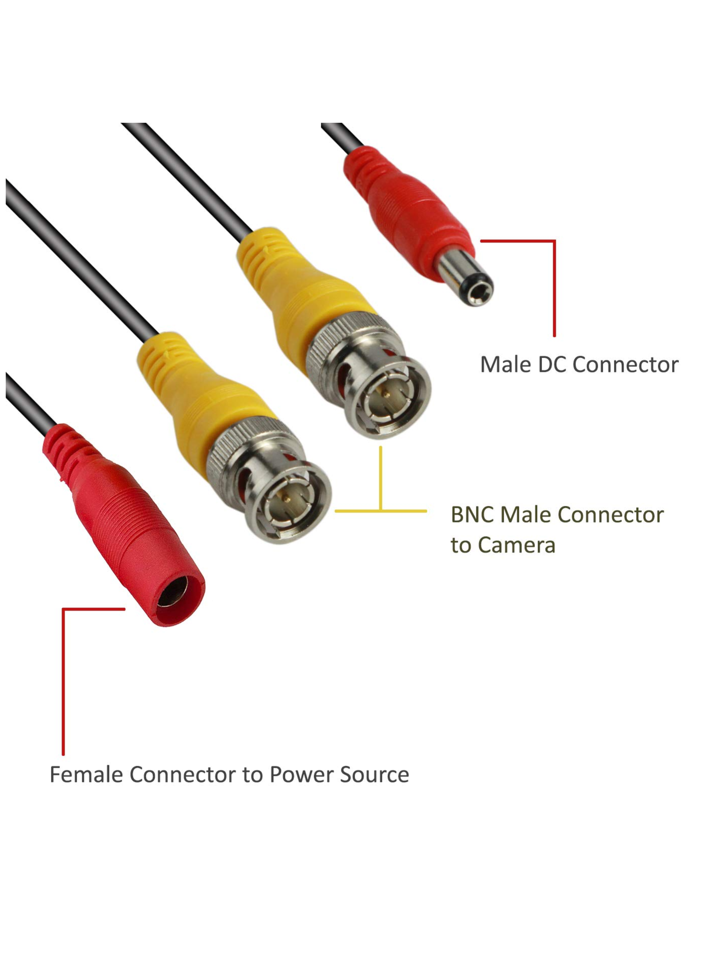 Cable para Camaras de Seguridad 20 metros CCTV Alta Calidad-2