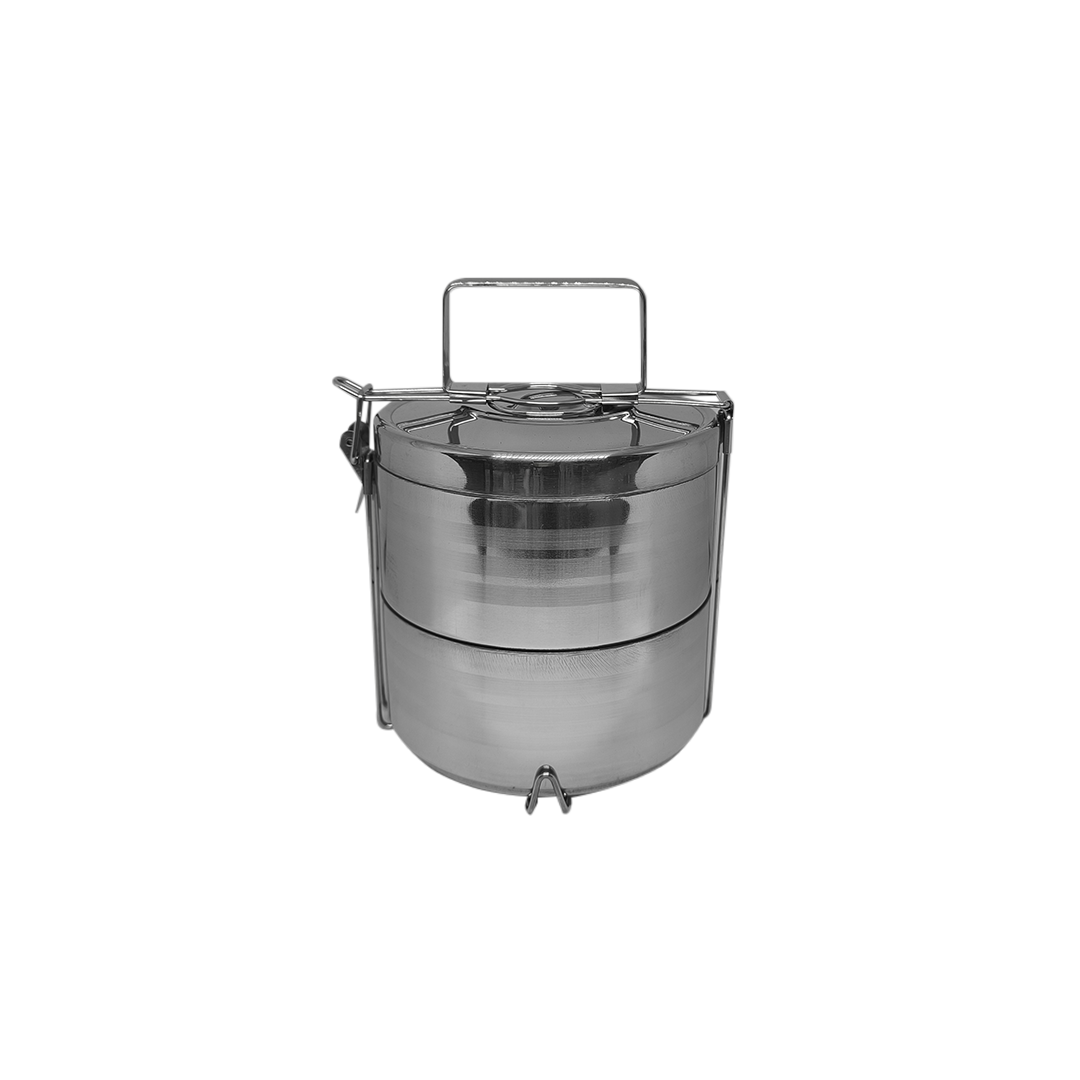 PORTAVIANDA ACERO INOXIDABLE 2 CAPAS HOMEMART-0