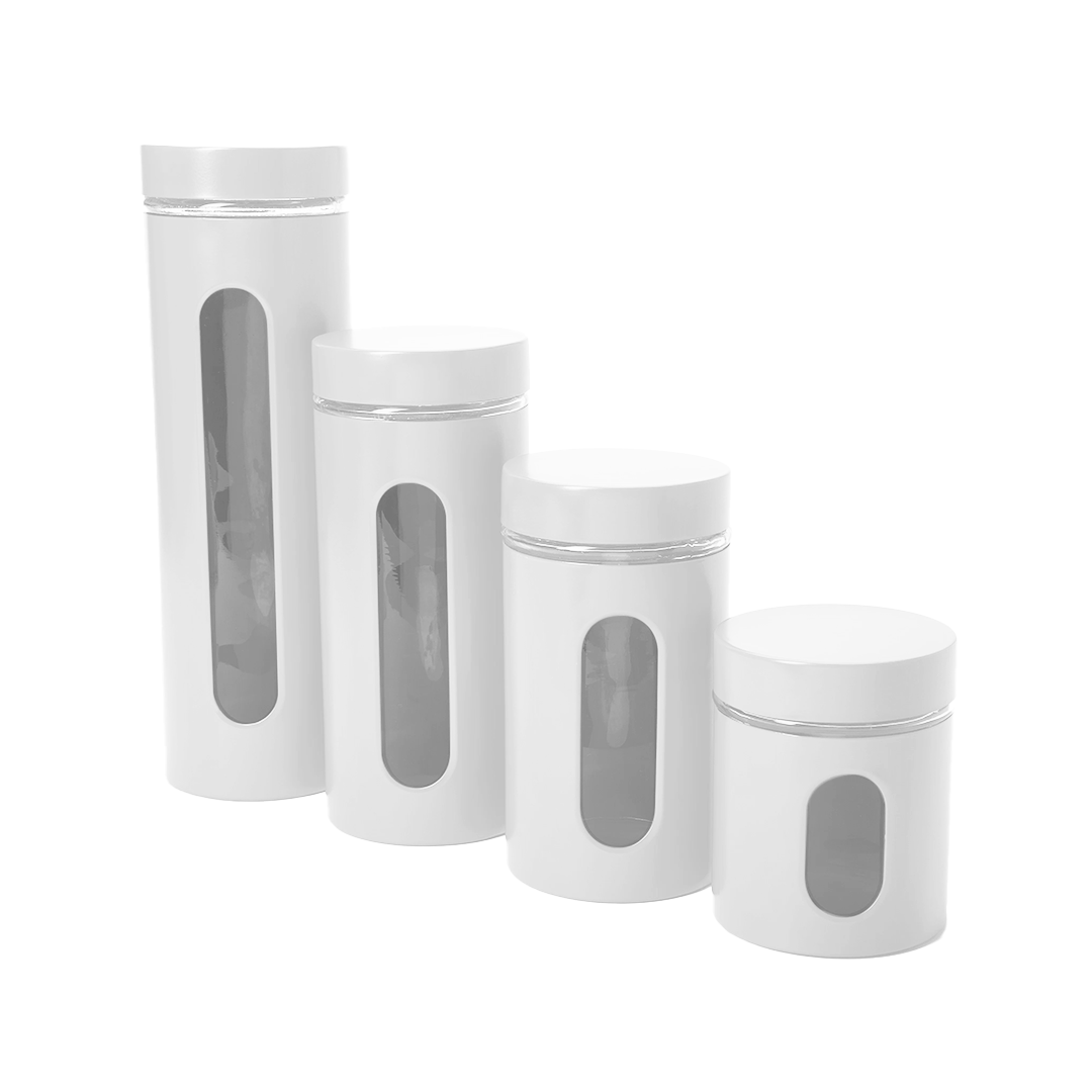 SET CONTENEDORES ALIMENTOS 4 PZAS BLANCO HOMEMART-0