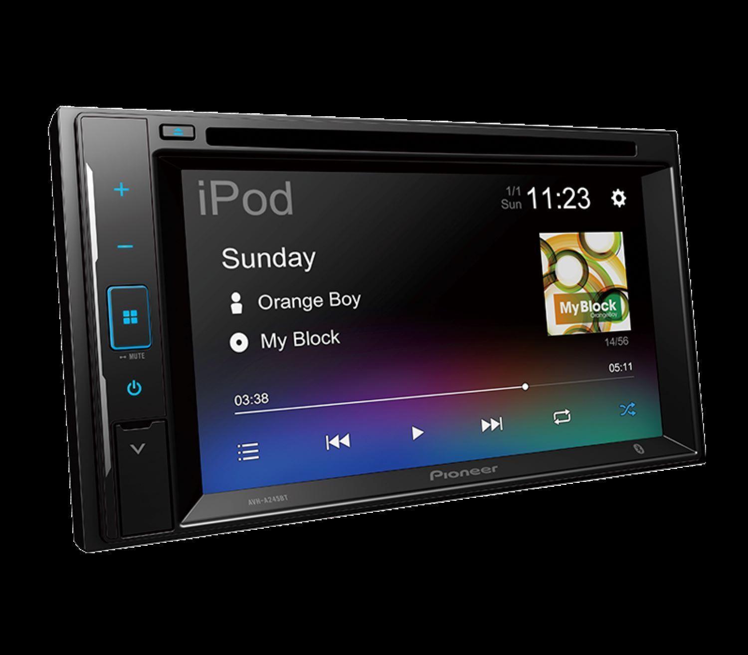 RADIO 2 DIN  DISPLAY 6,2"/ 50W X4/USB/AUX/BT-1