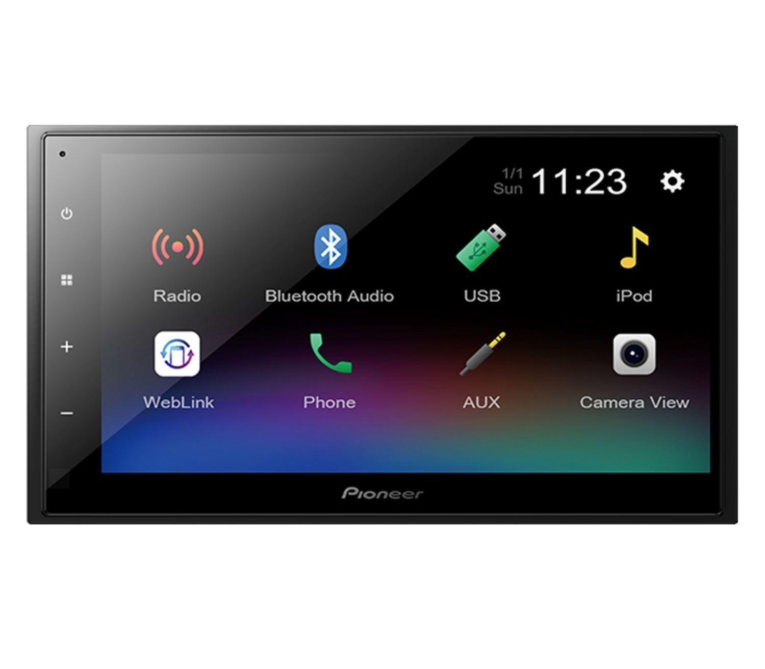RADIO 2 DIN  DISPLAY 6,8"/ 50W USB/AUX/BT USB MIRR-2