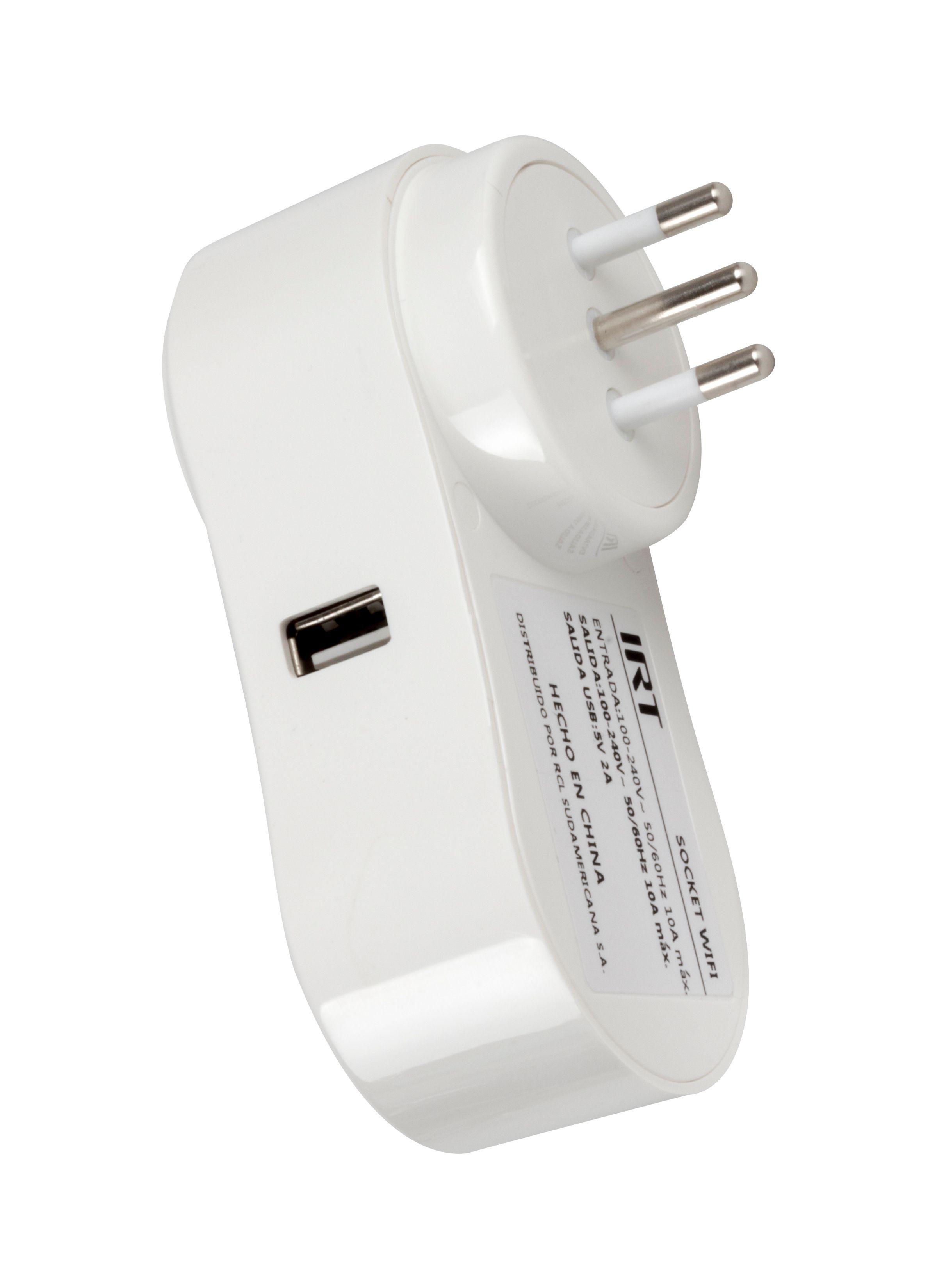 ENCHUFE INTELIGENTE CON USB WIFI IRT-5