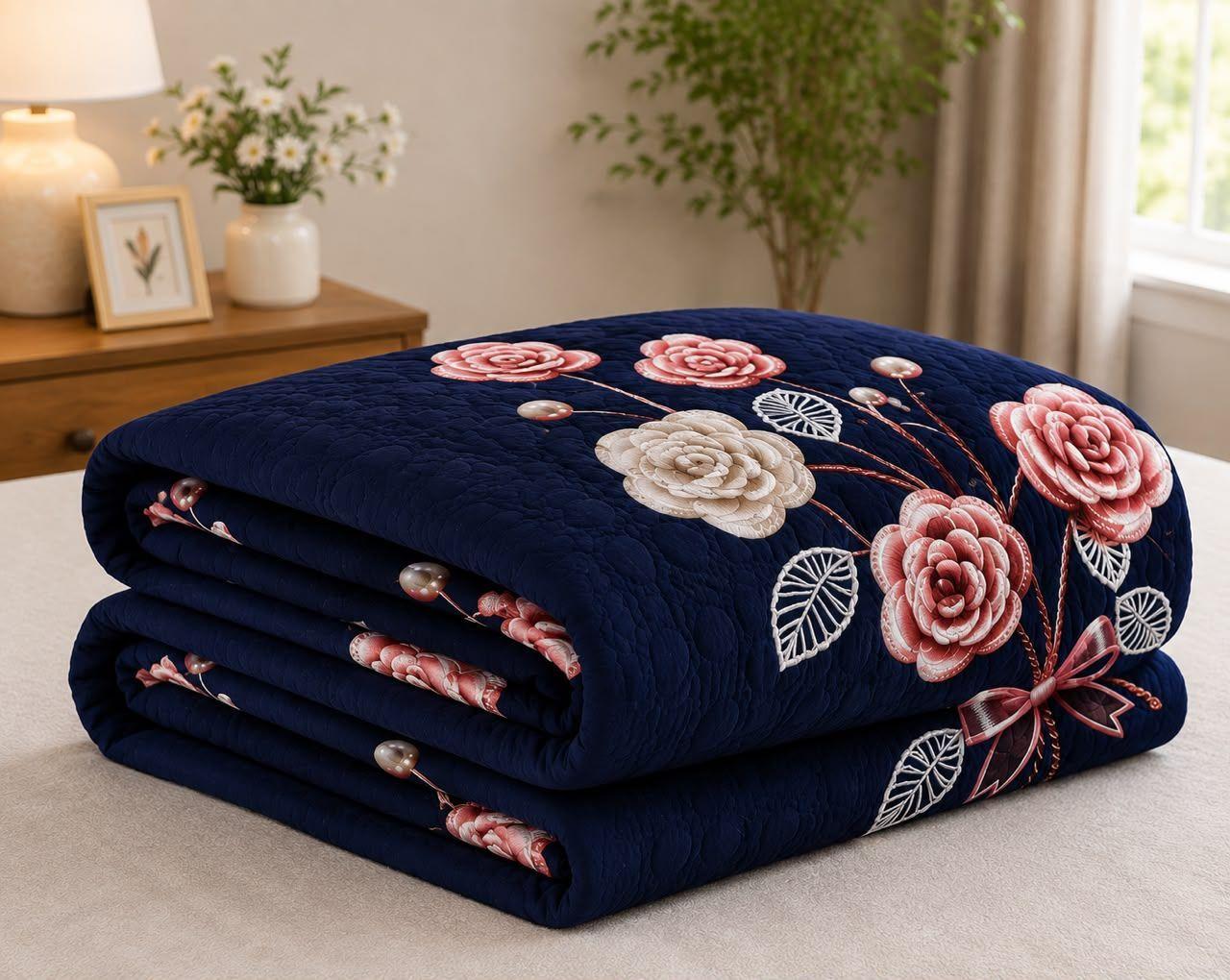 Quilt de Verano 2 Plazas Floral KFL751-2