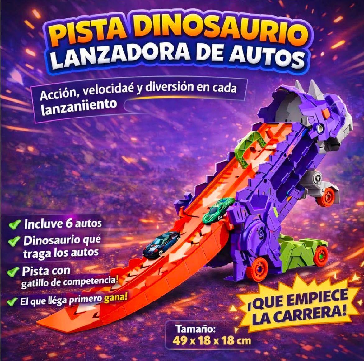 Cami n Dinosaurio Transportador Lanzador Autos Juguete Ni os-4