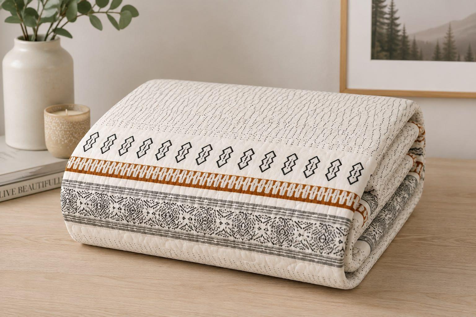 Quilt de Verano 2 Plazas con Dise o 246-2