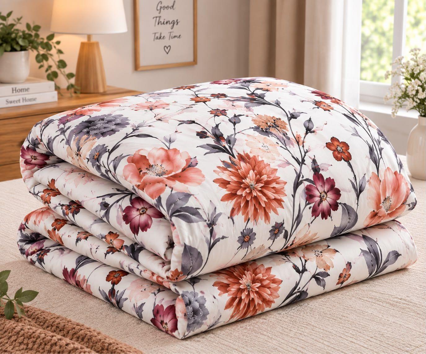 Quilt de Verano 2 Plazas Floral 09378160-2