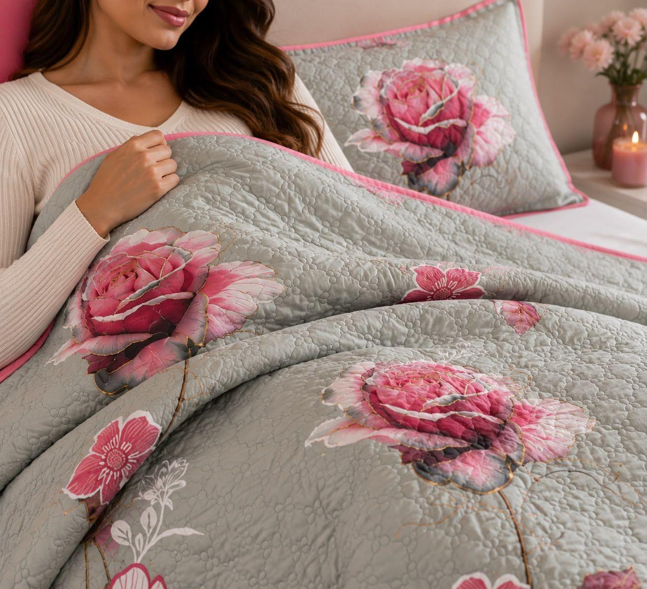 Quilt de Verano 2 Plazas con Dise o KFL732-1