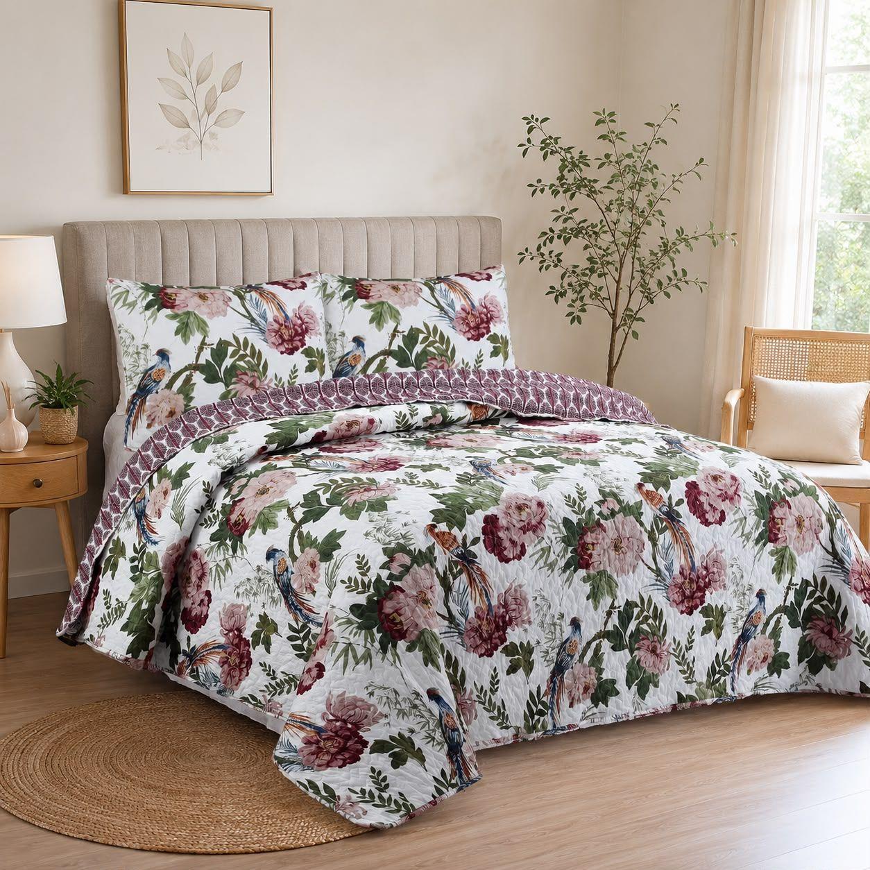 Quilt de Verano 2 Plazas con Dise o B001-0
