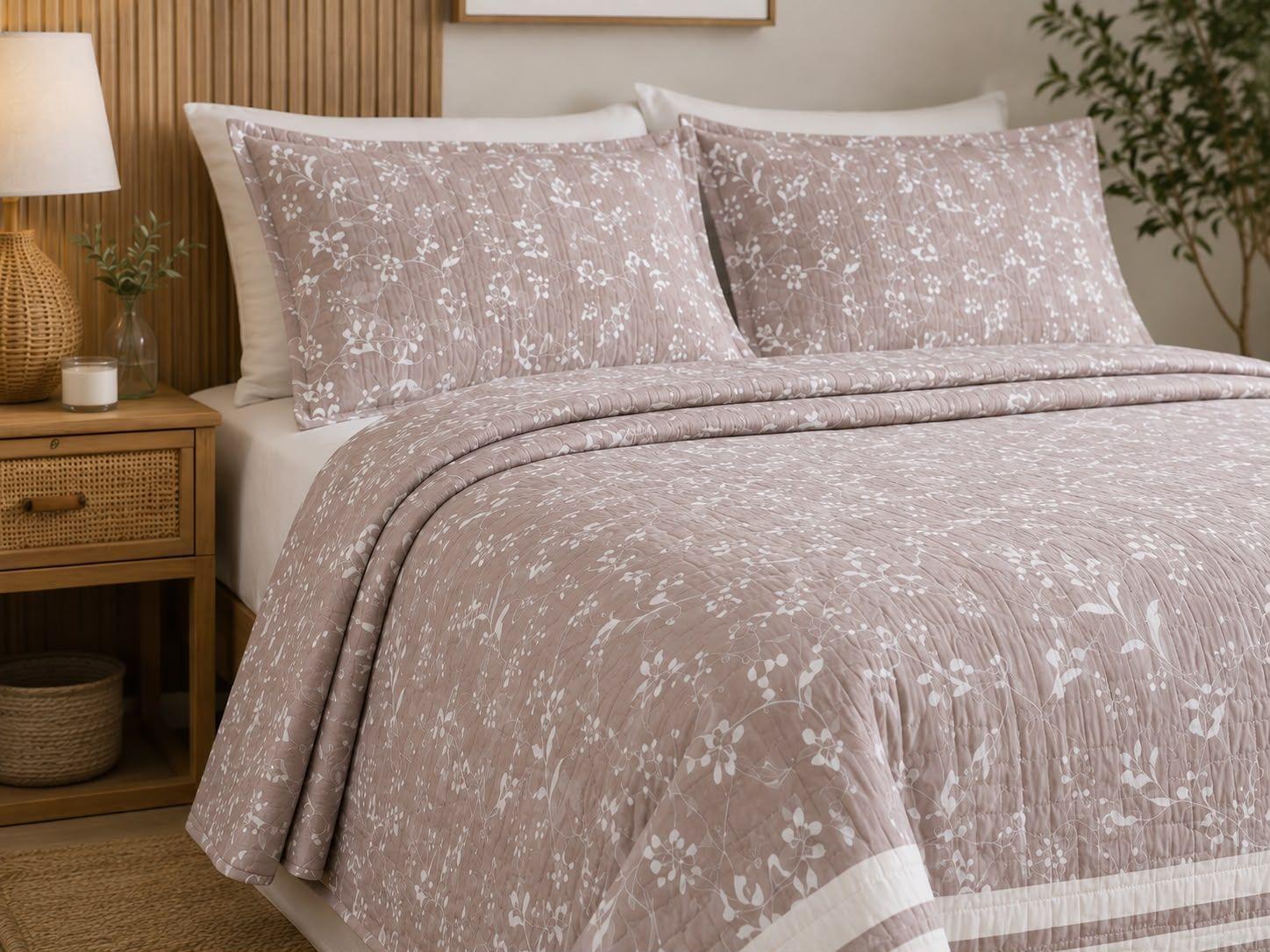 Quilt de Verano 2 Plazas Floral GS8303-2