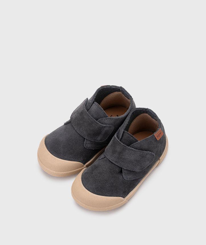 Botin de cuero ergonomico con cierre velcro Tui-4