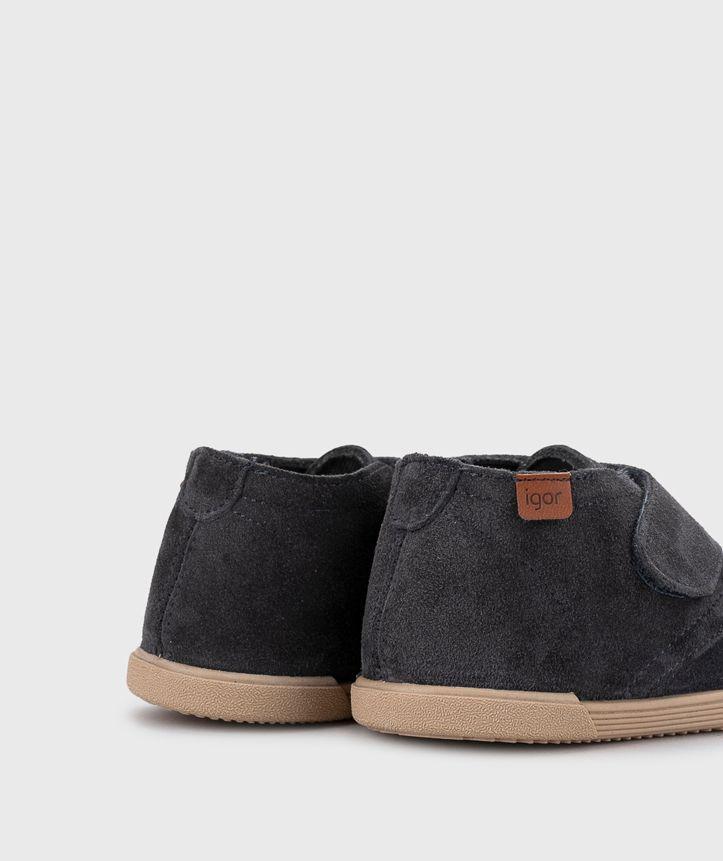 Botin de cuero ergonomico con cierre velcro Tui-5