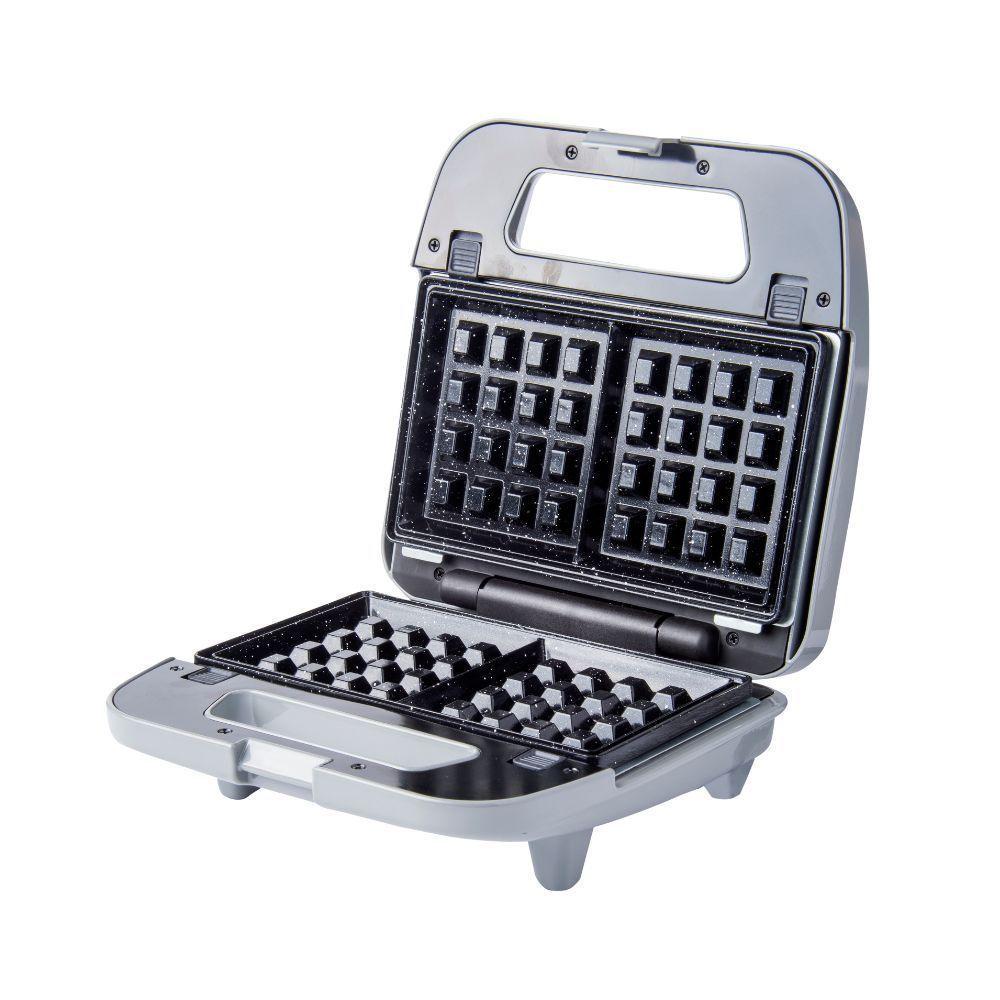 Sandwichera 3 En 1 Electron Ba 5500 Waffle Panini Ceramica-1