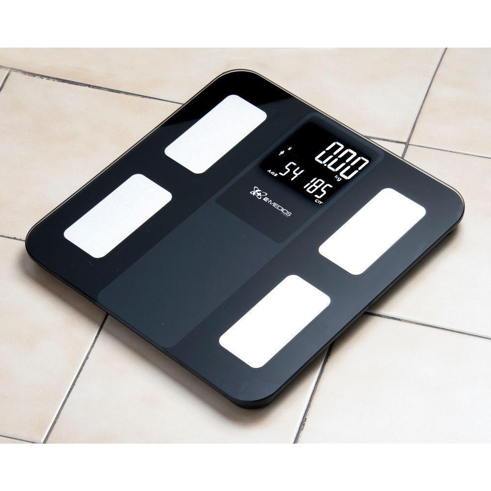 Balanza Pesa Digital Inteligente Electron App BT EM 03 Negra 180 kgs-4