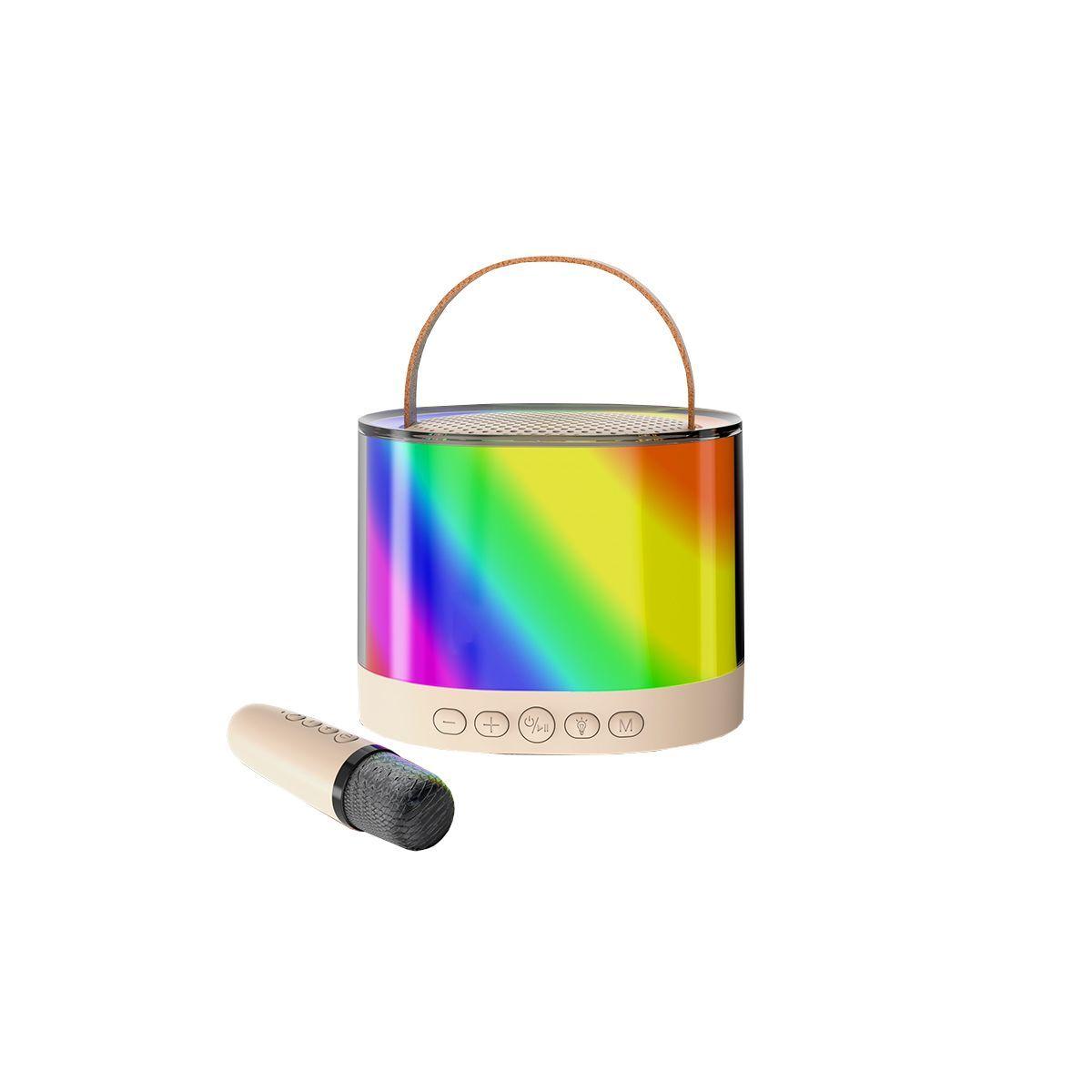 Parlante Karaoke Lenyes Bluetooth S229 5W-2
