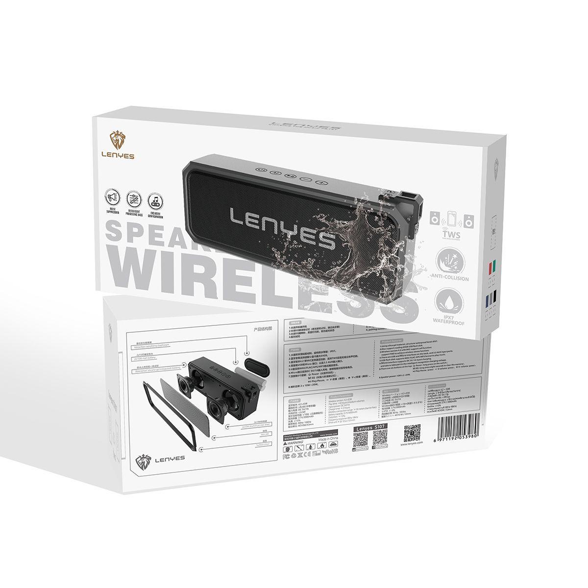 Parlante Escritorio Lenyes S107 20W IPX7-1