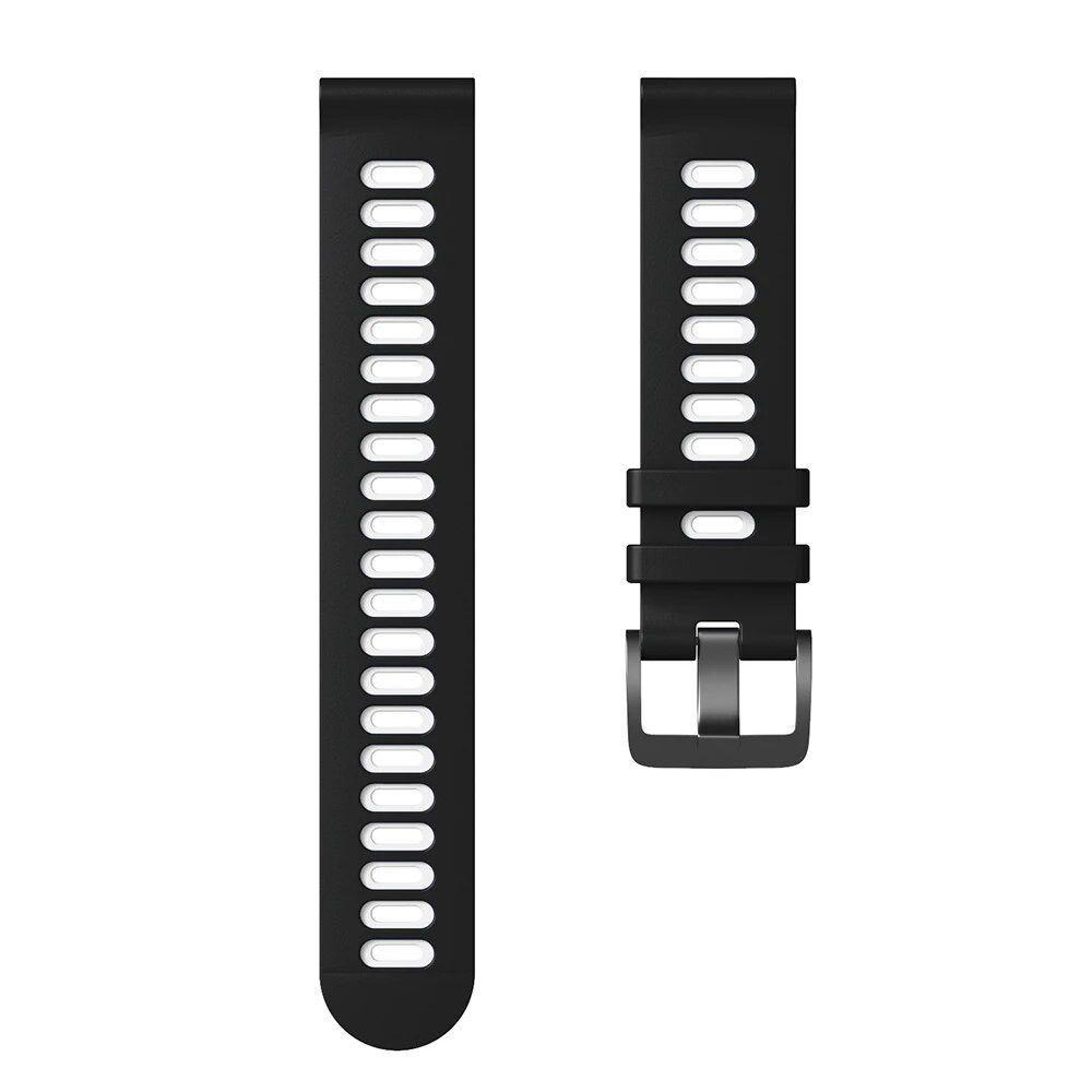 Correa SmartWatch 22 mm - Negro + Blanco-2