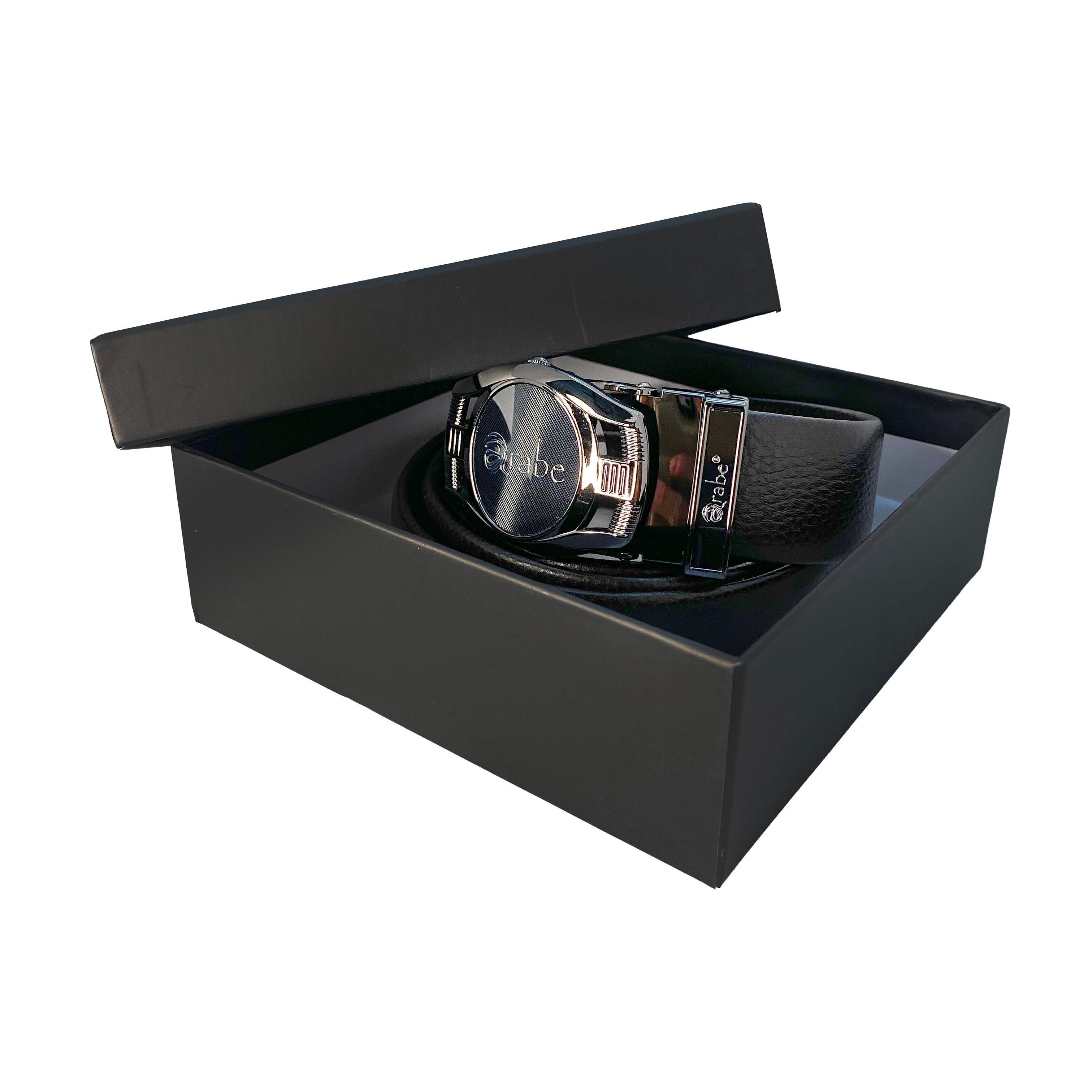 Cinturón de hebilla redonda con impresión marca exclusiva ÁRABE®  Men´s beauty Company ®-3