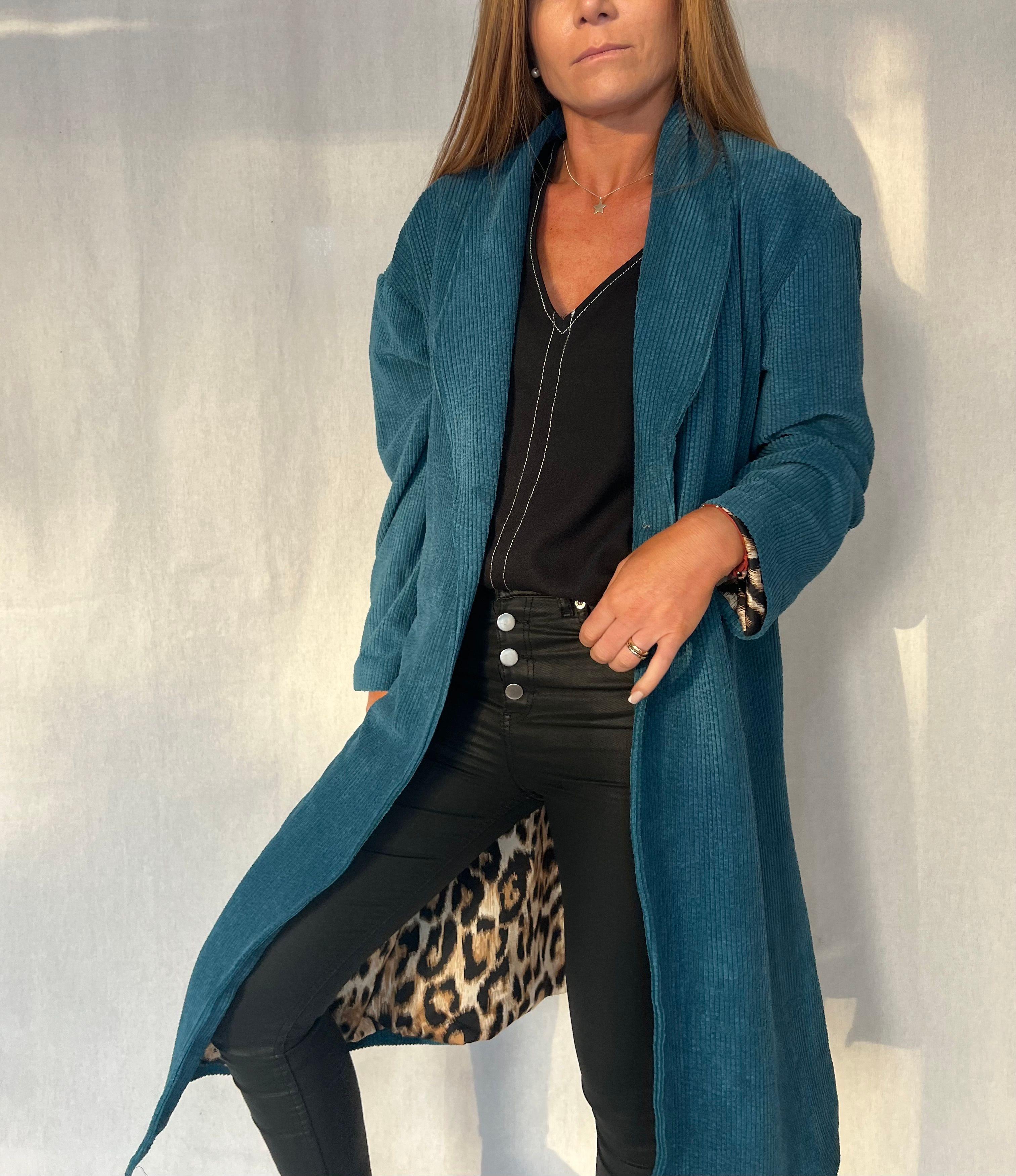 abrigo calipso y animal print-1