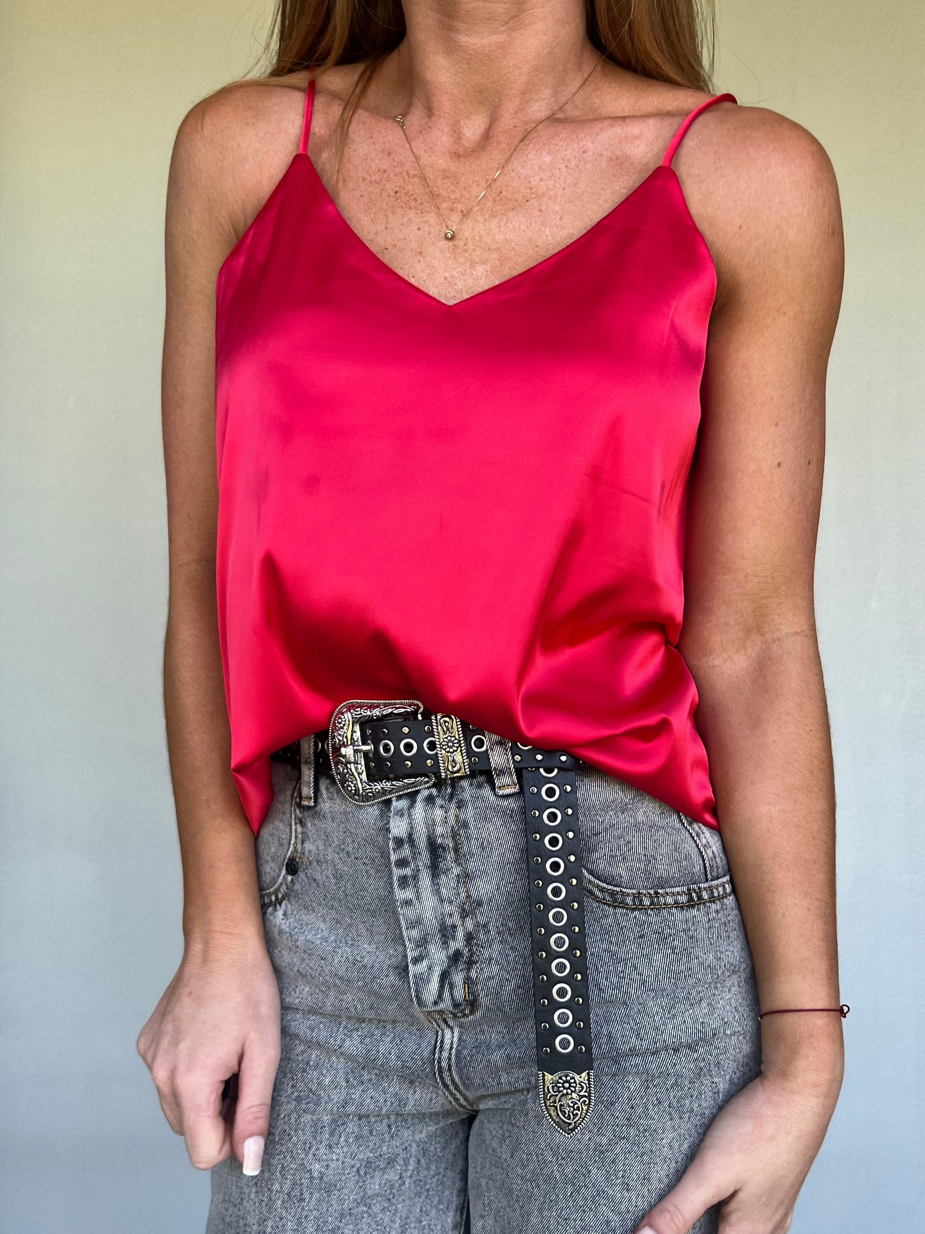 top escote satin elasticada-0