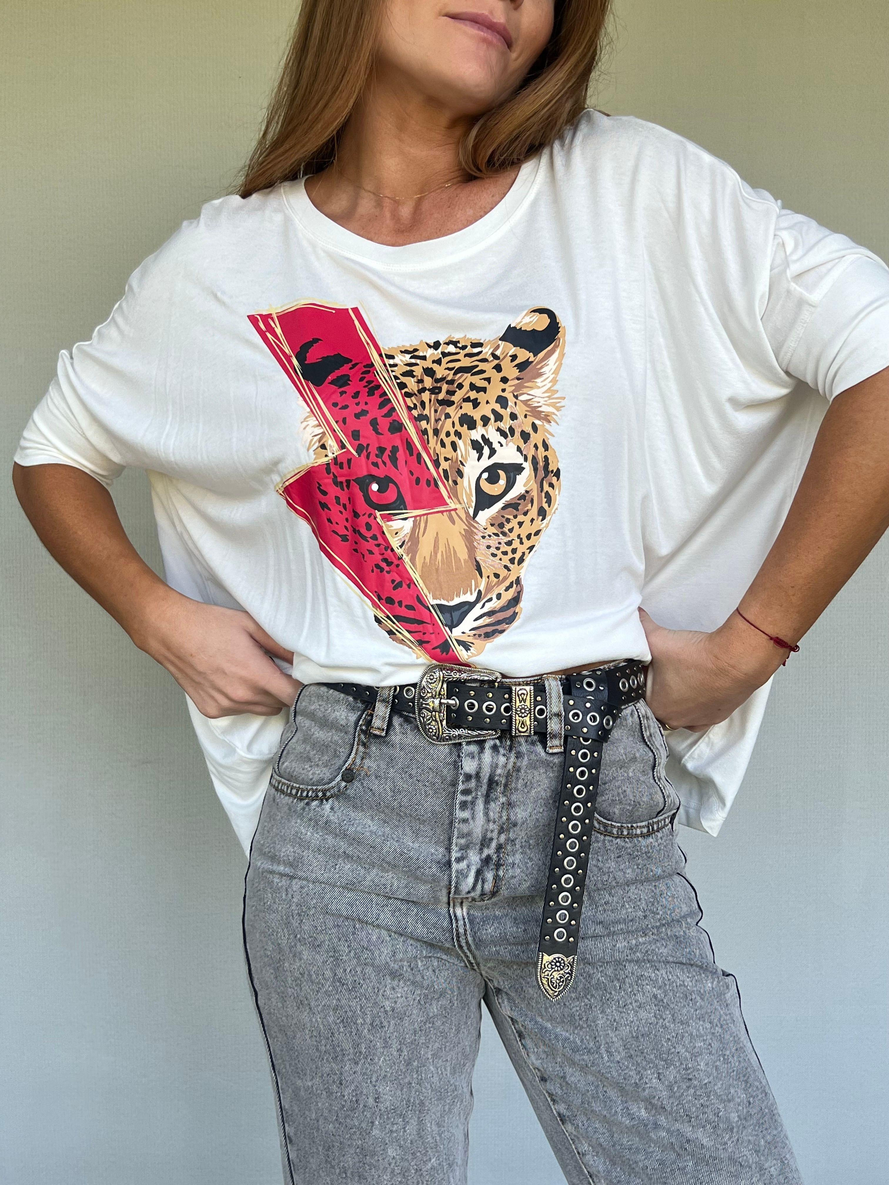 polera mangas animal -0