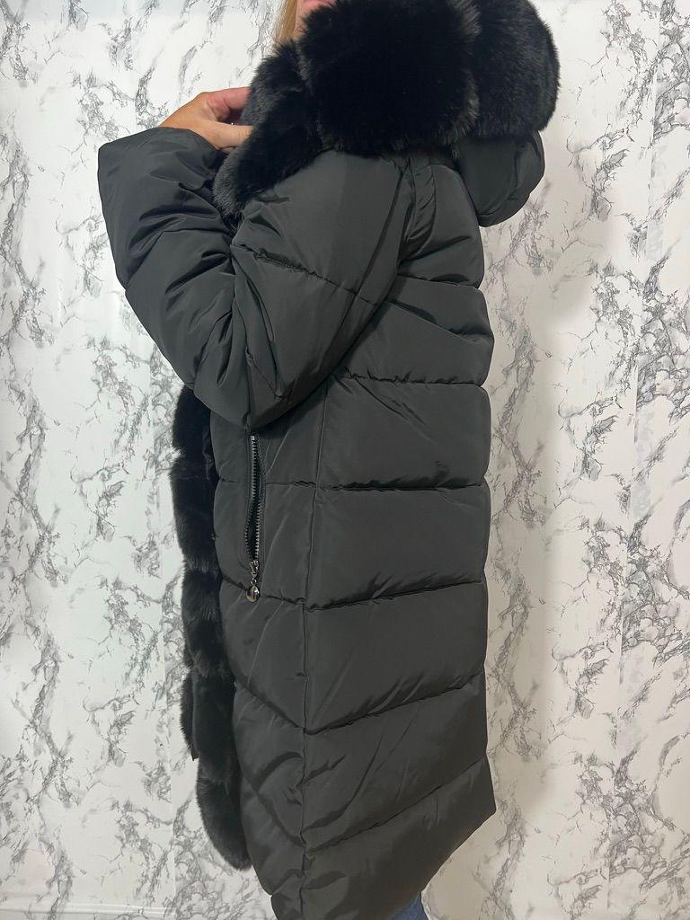 Parka Negra Elo Piel -3