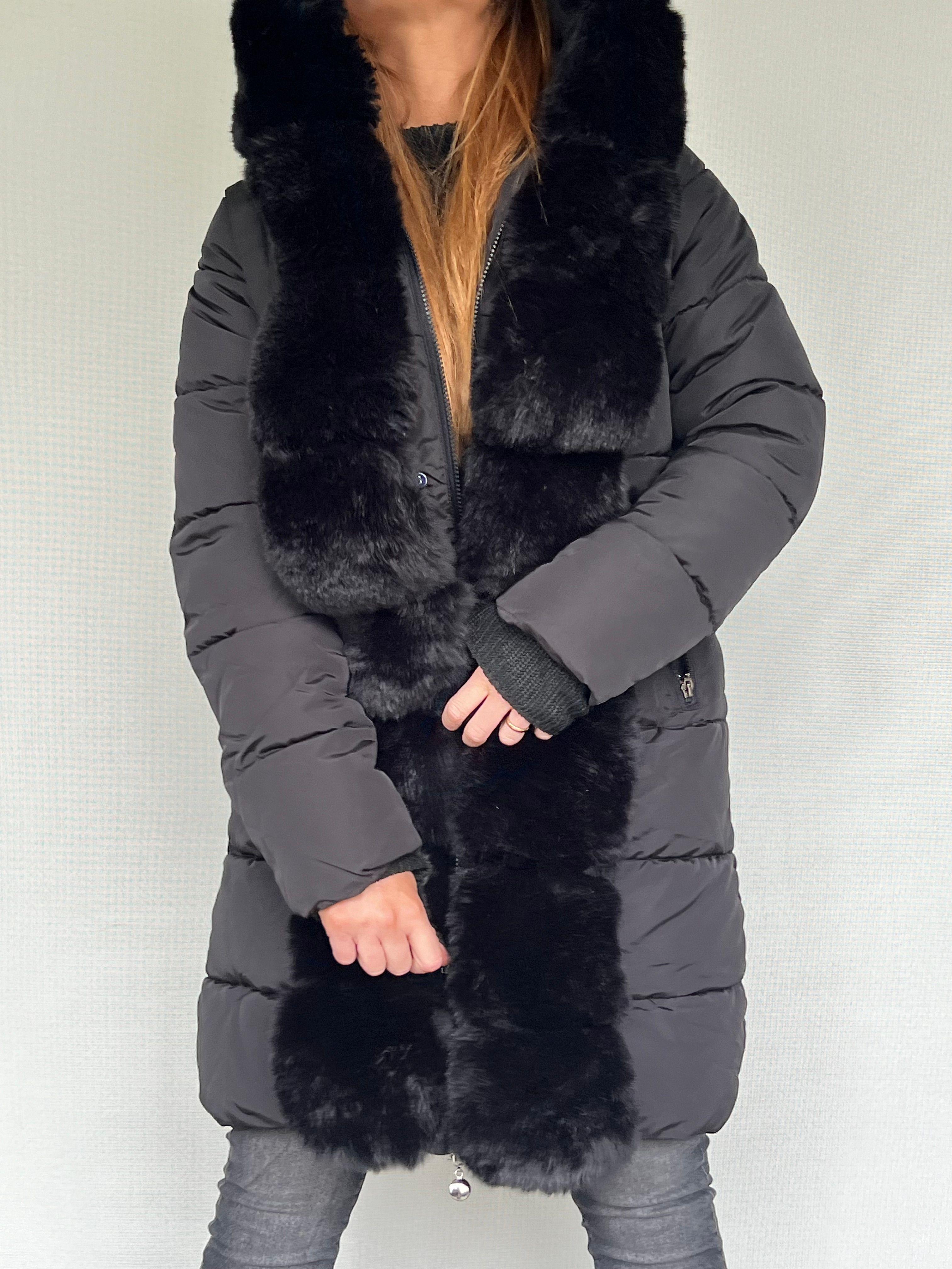 Parka Negra Elo Piel -2