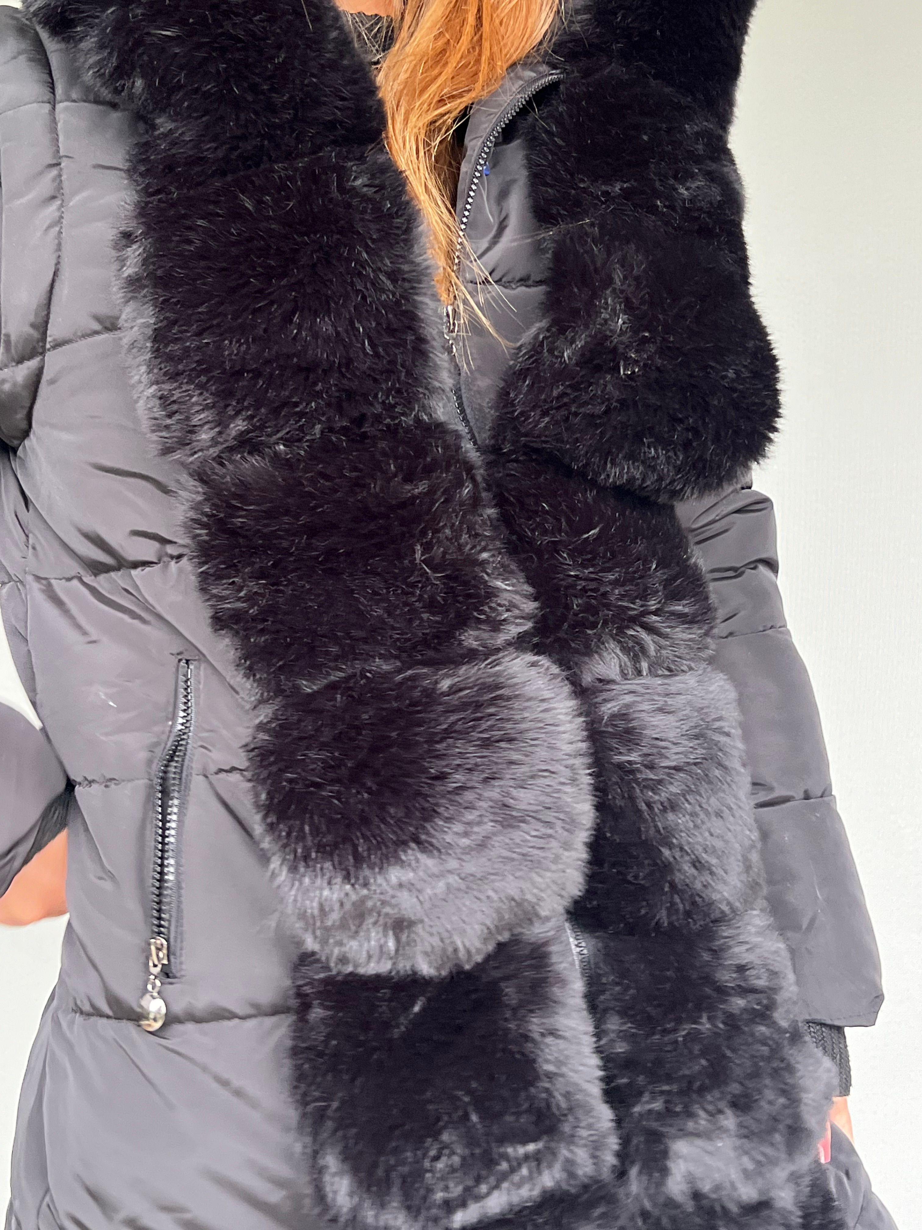 Parka Negra Elo Piel -6