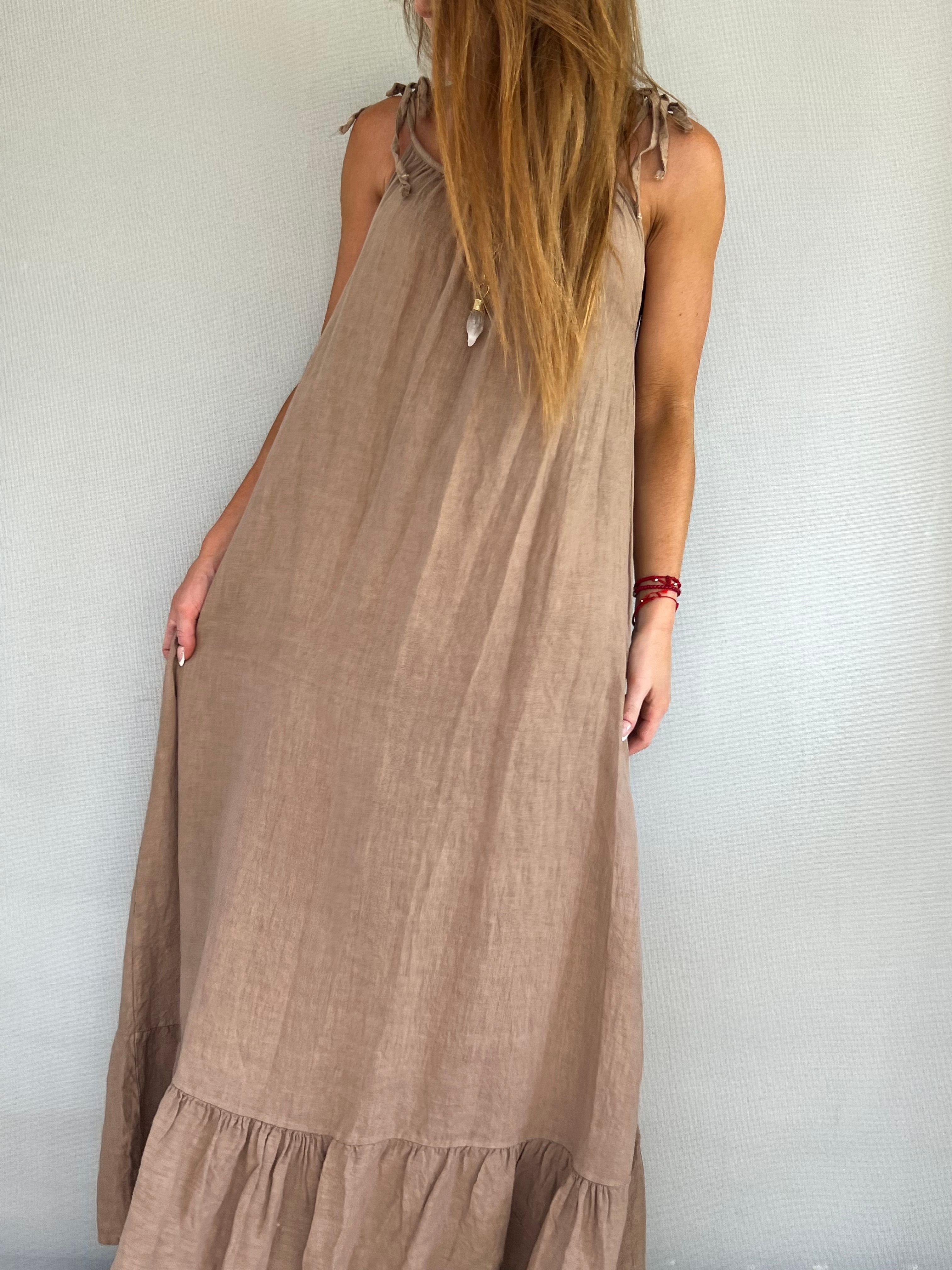 Vestido Puro Lino-0