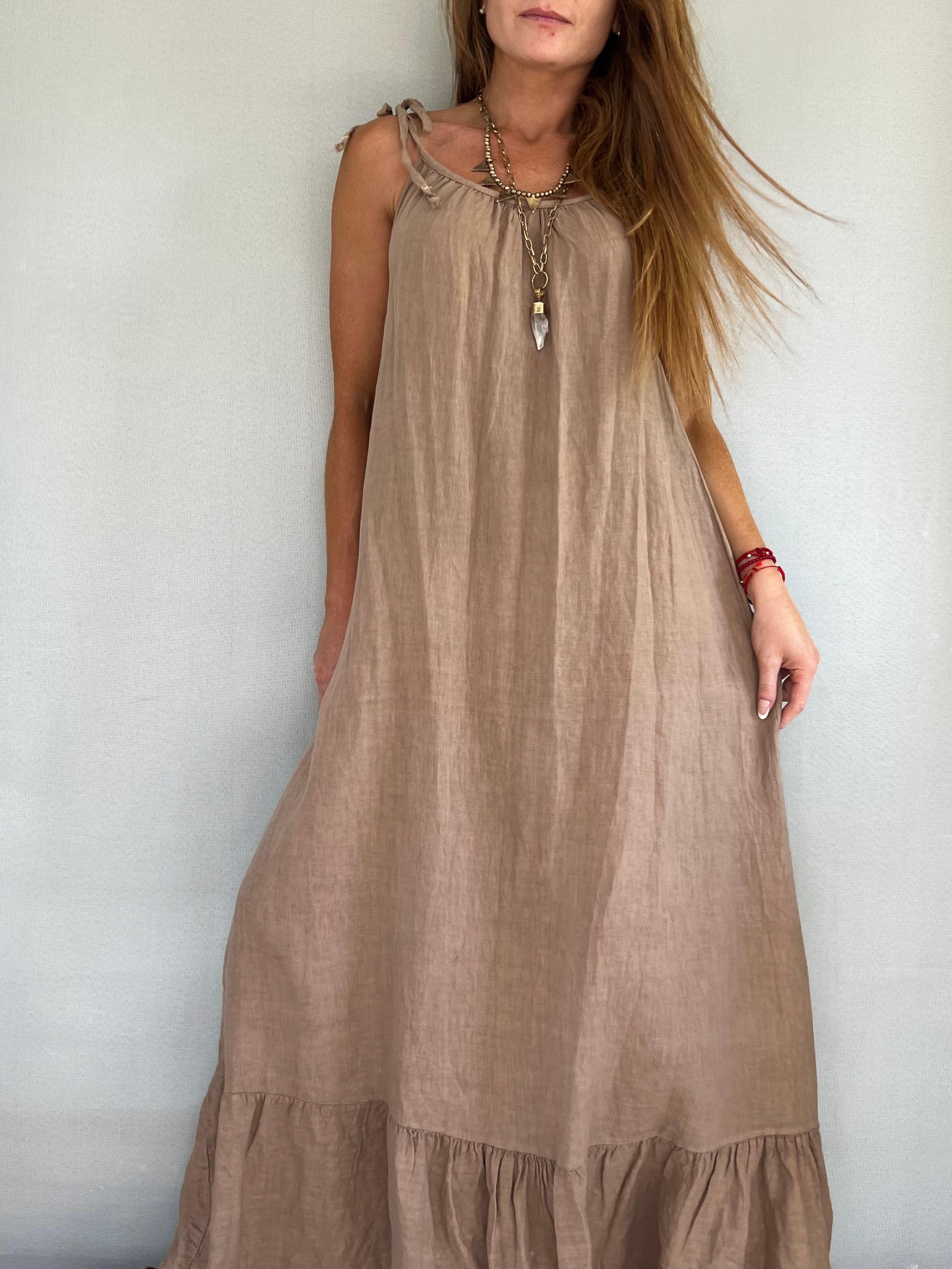 Vestido Puro Lino-1