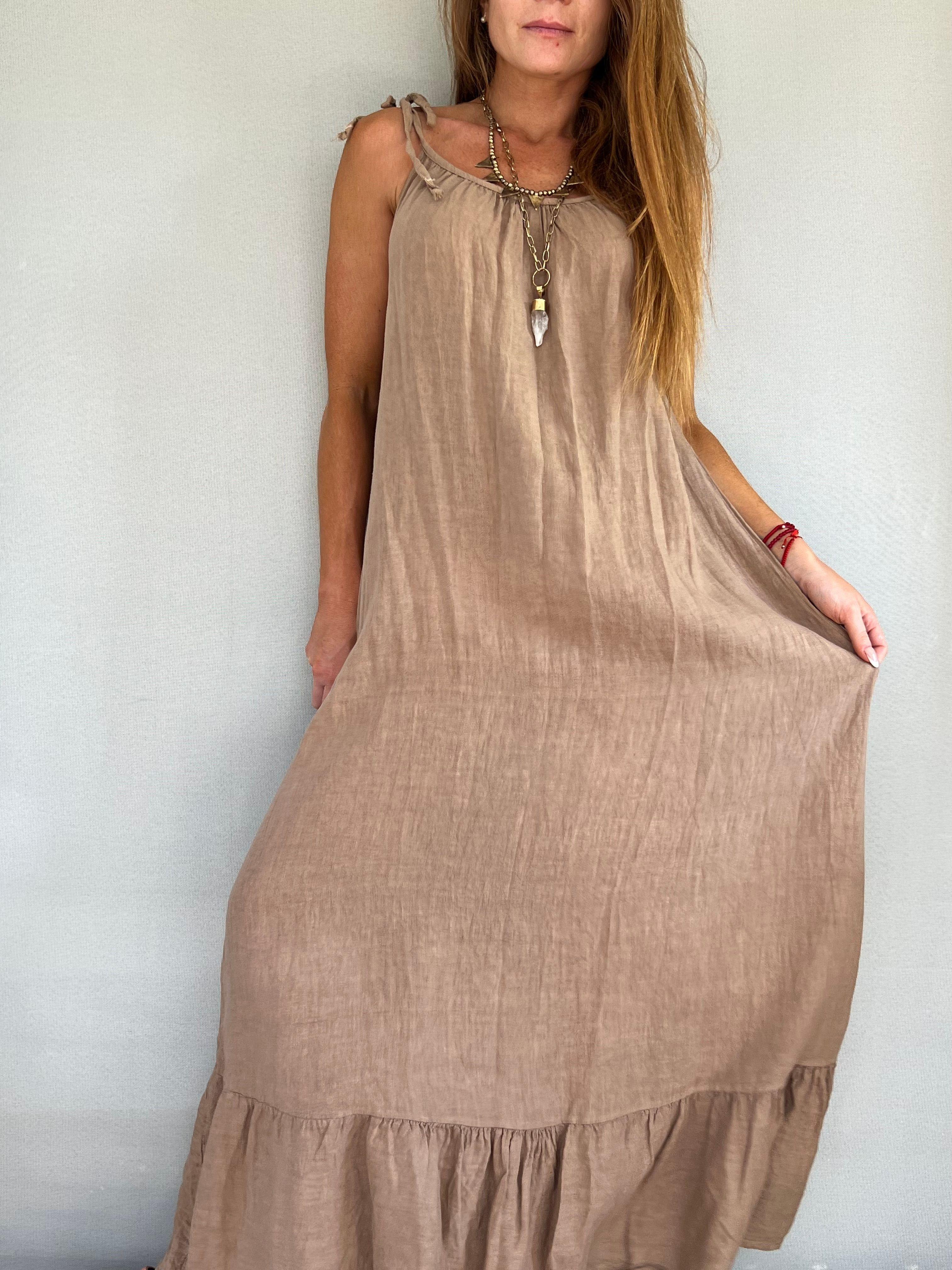 Vestido Puro Lino-3