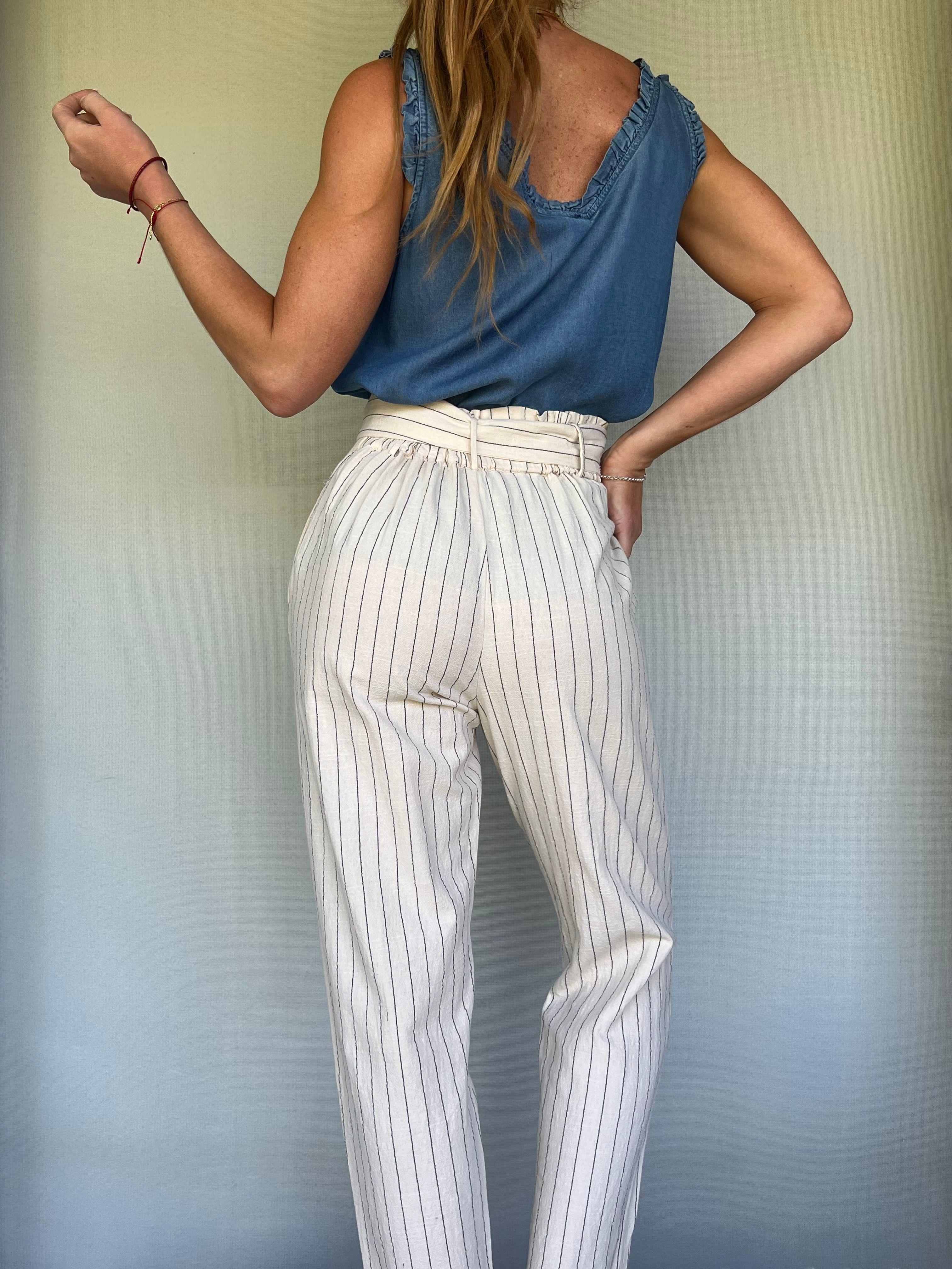 Pantalon Chupin rayado-3