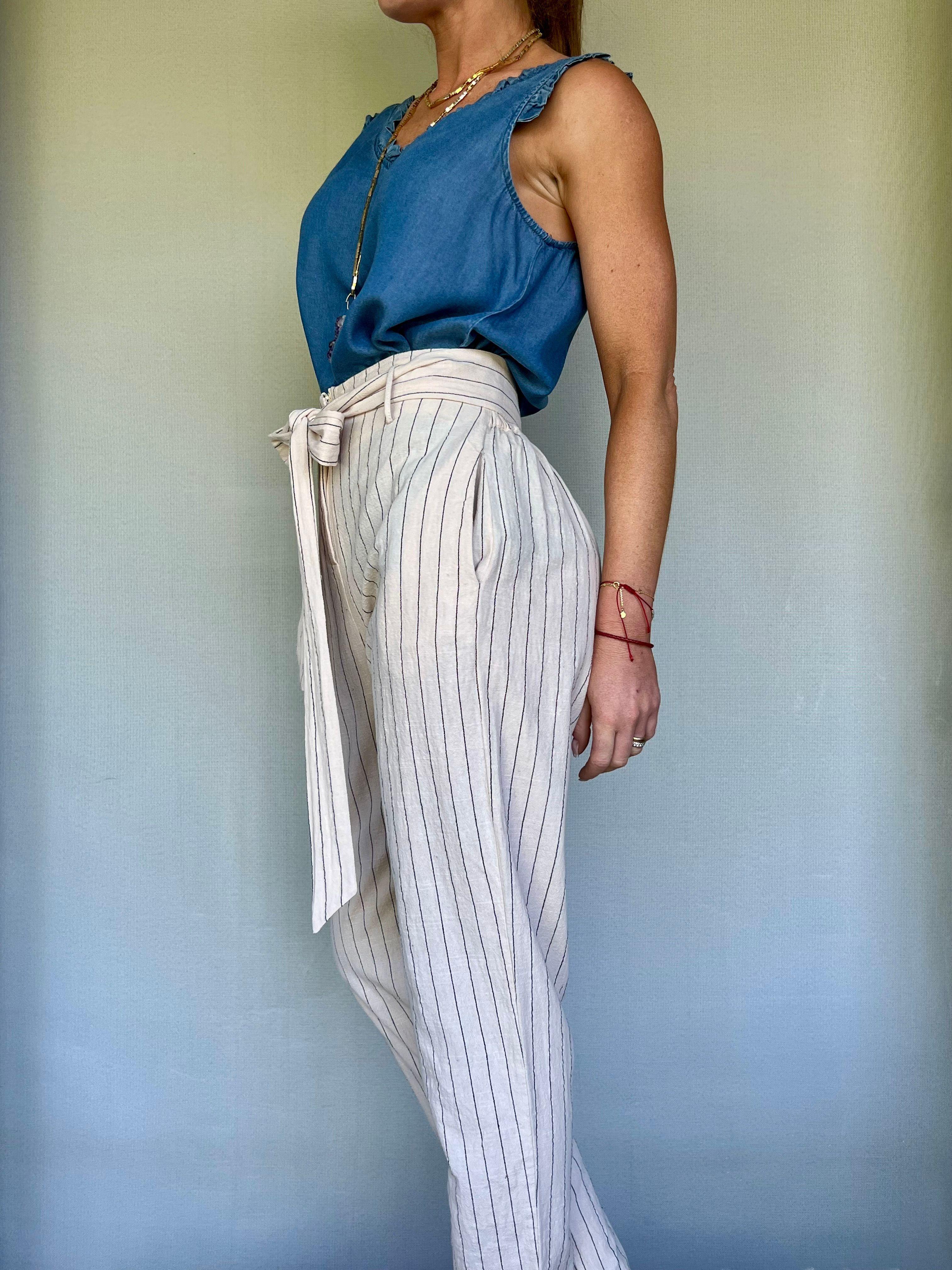 Pantalon Chupin rayado-4