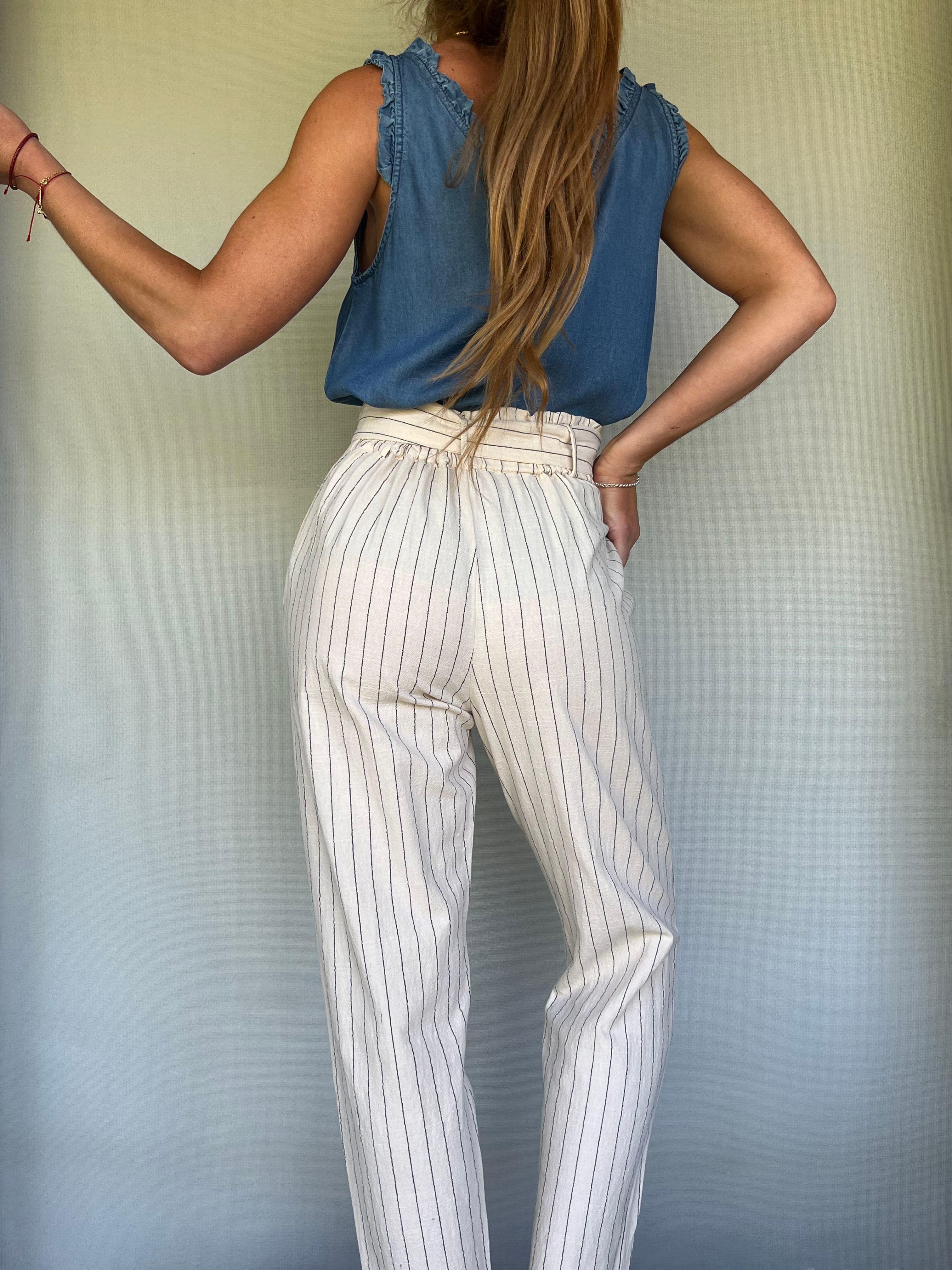 Pantalon Chupin rayado-6