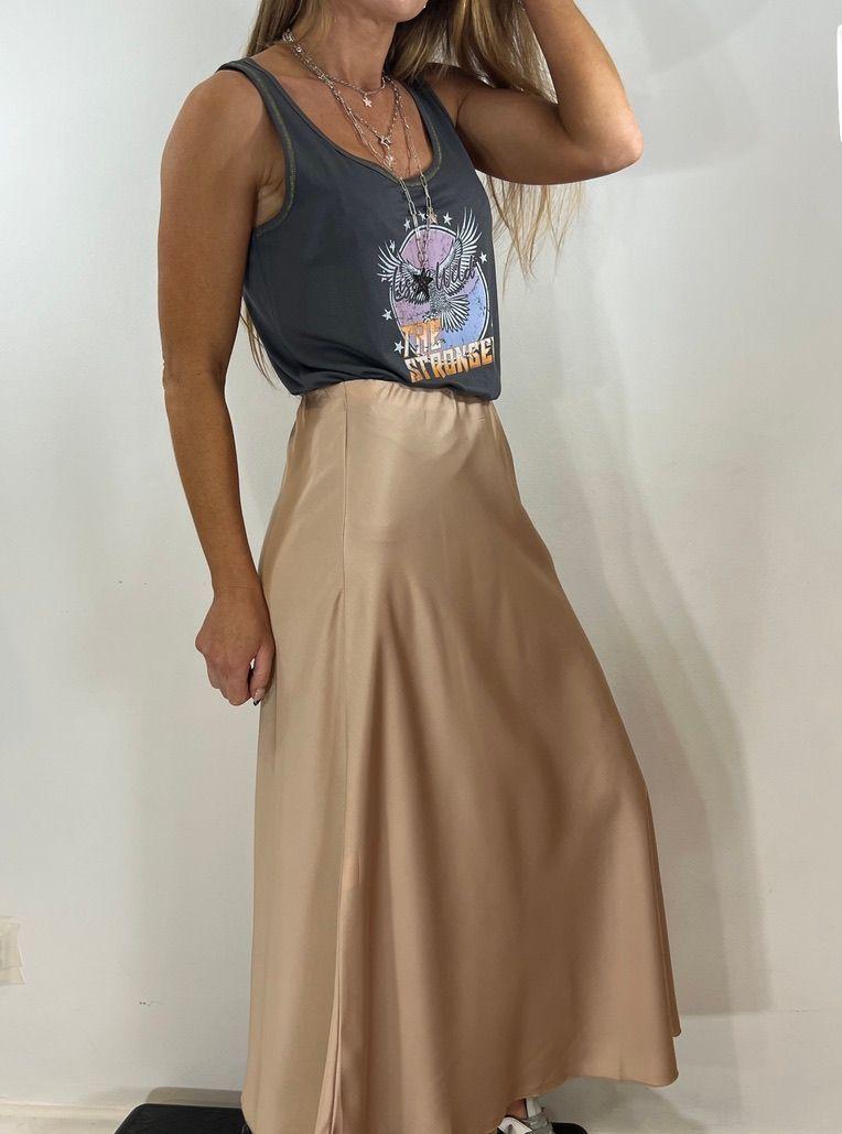 Pollera Tulipan satin-2