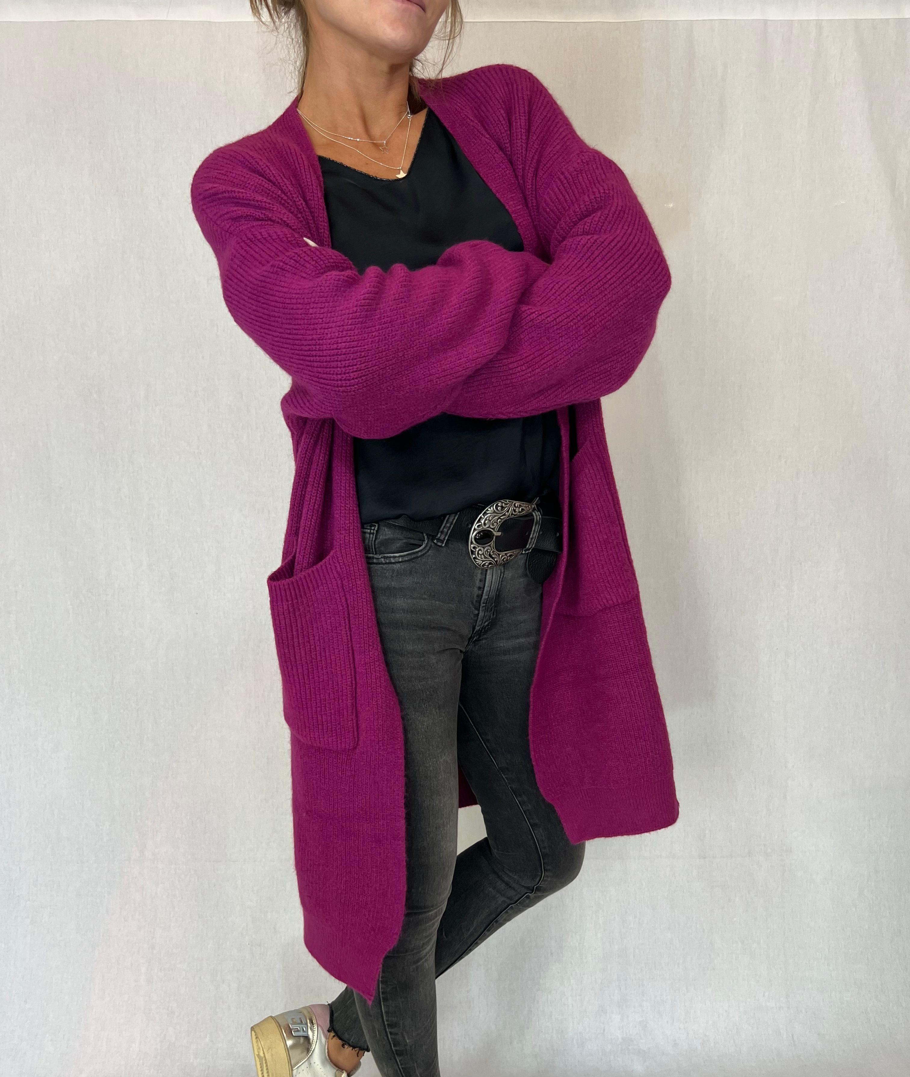 Chaleco largo abierto colores-1