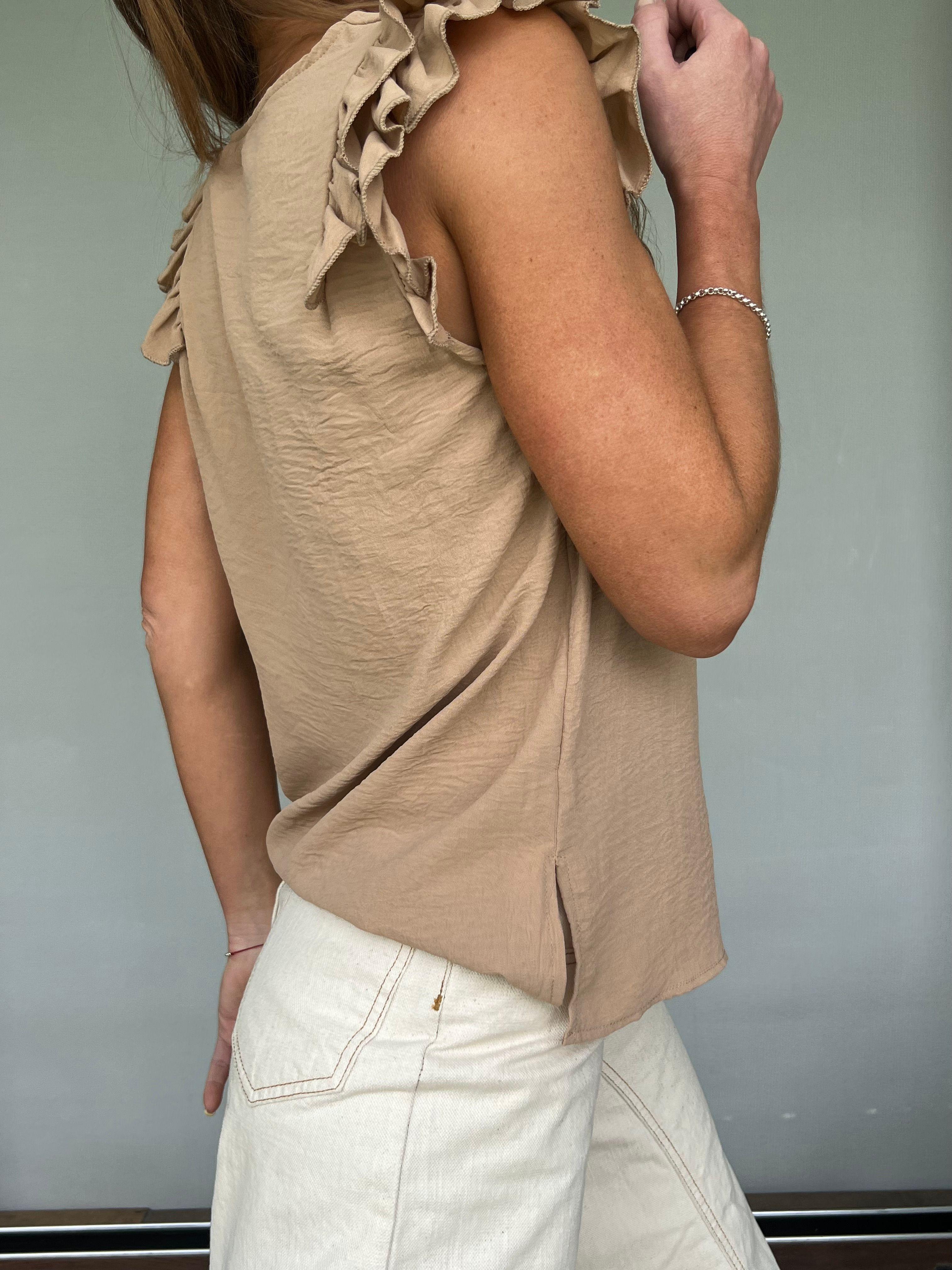 Blusa hombros Volantes-1