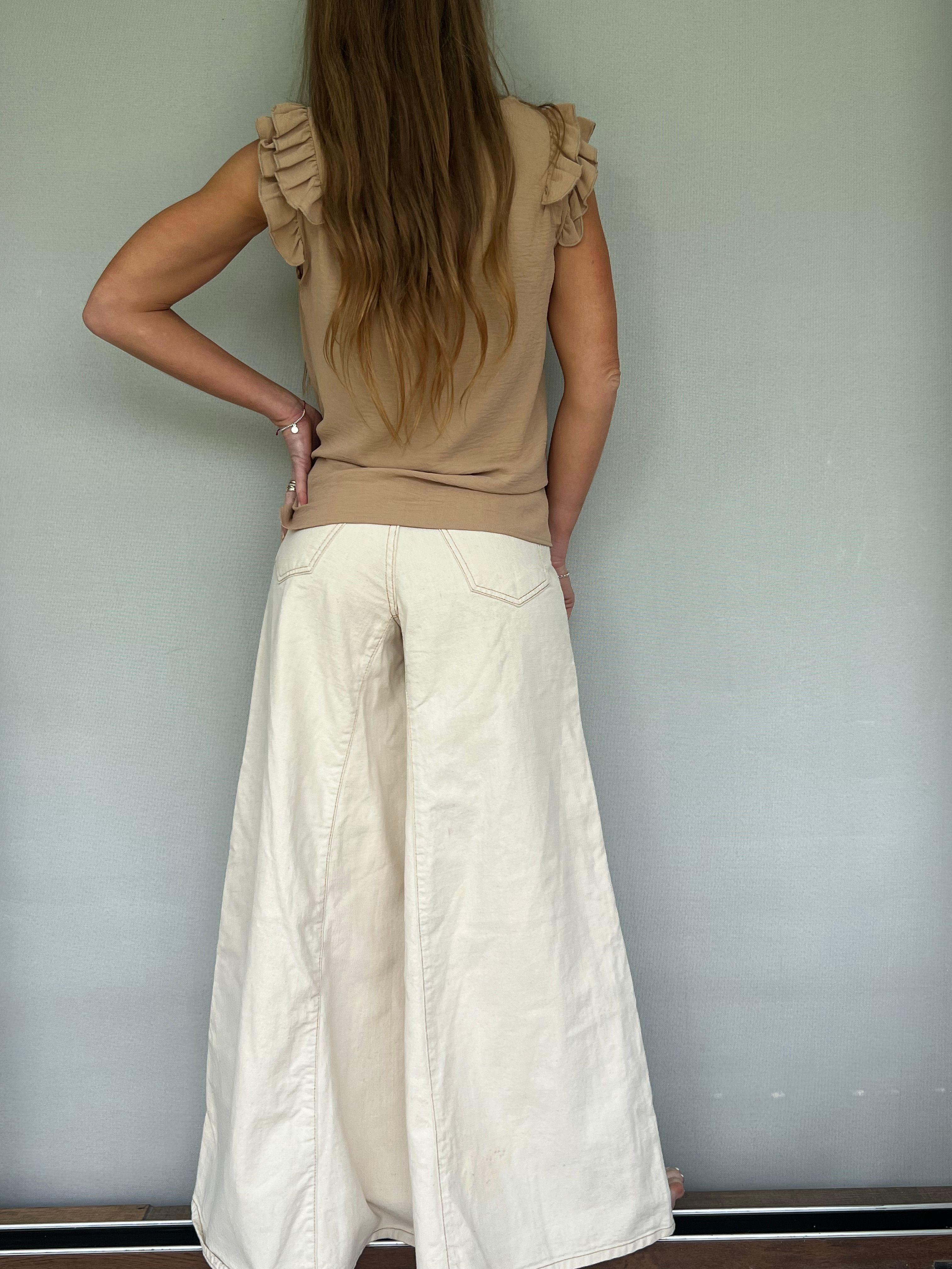 Blusa hombros Volantes-3