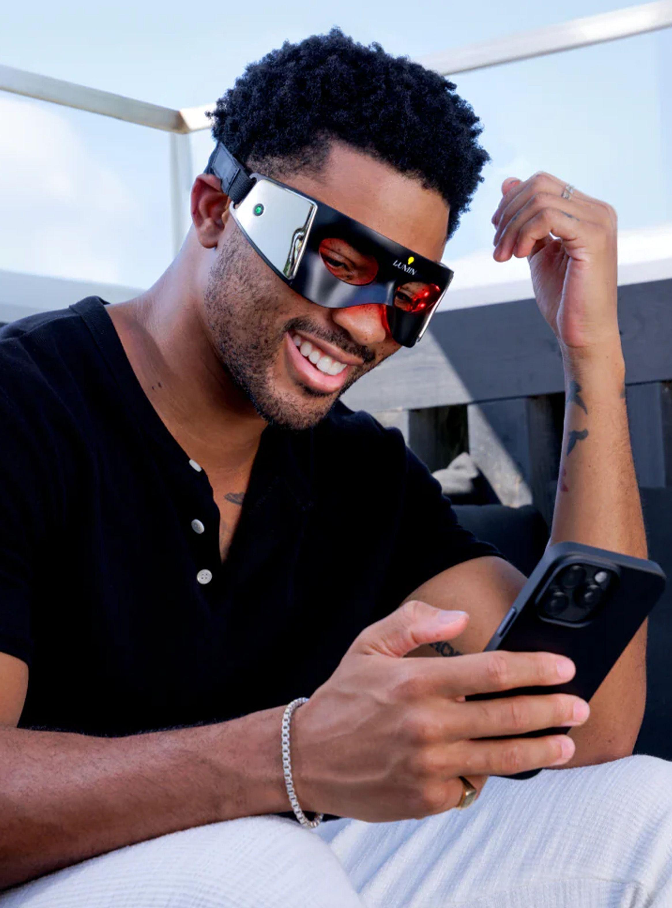 Máscara LED contra ojeras y arrugas-4