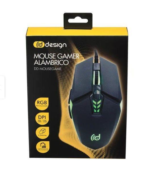 Mouse Gamer Alámbrico DD-MOUSEGAME-0