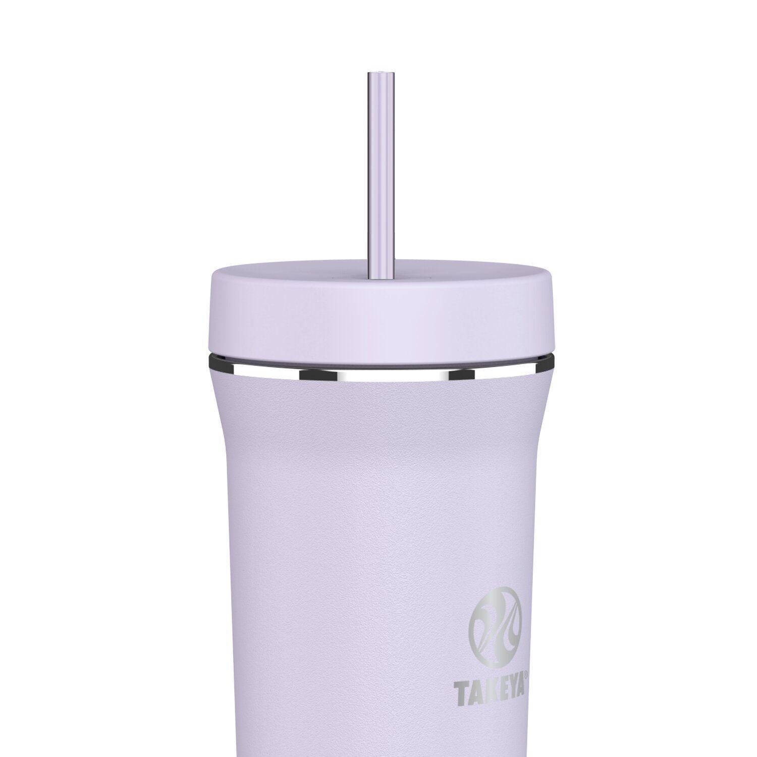 BOTELLA TÉRMICA 950 ML STRAW TUMBLER LAVENDER FIELD-2