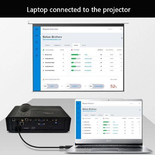 Adaptador DisplayPort a HDMI 4K Ultra HD Convertidor-3