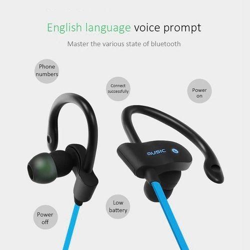 Audífonos Bluetooth Auriculares Inalambrico Gancho Recargable Gamer-4