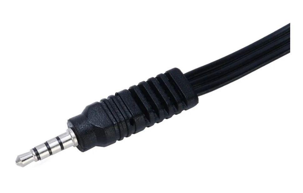 Cable Audio RCA Jack 3,5 mm 3 x 1 Salida Auxiliar. Aux. Macho Plug Carro PS3 1,5 metro-4