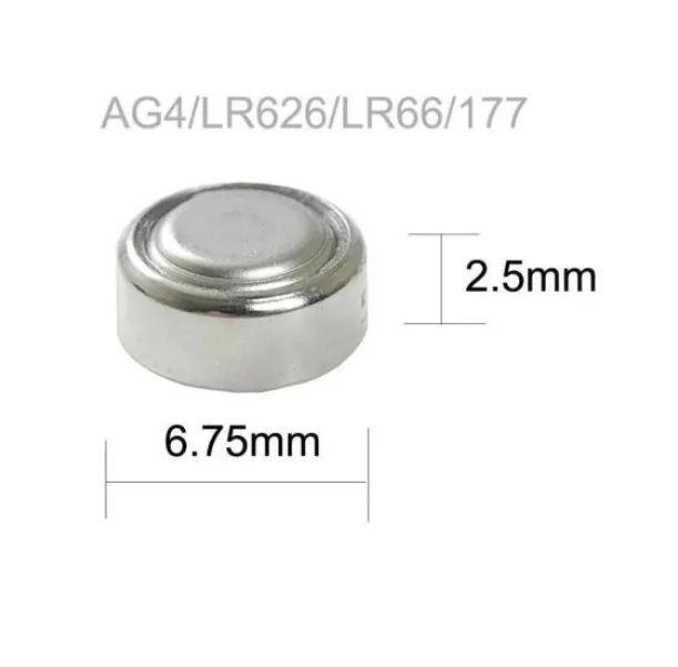 Pilas para reloj u otros usos Boton AG4 377A 1,5V LR626-2