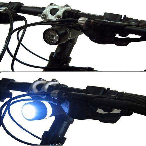 Luz Linterna Led Para Bicicleta Delantera Y Trasera Roja-4