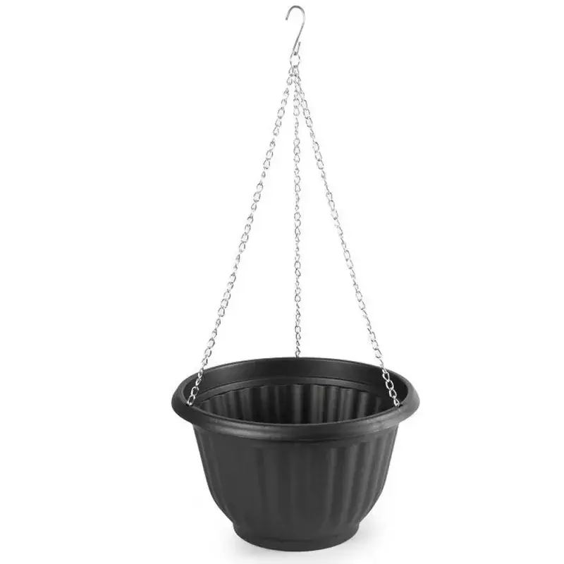 Maceteros colgantes para terraza 20 cm duraderas pl stic-2